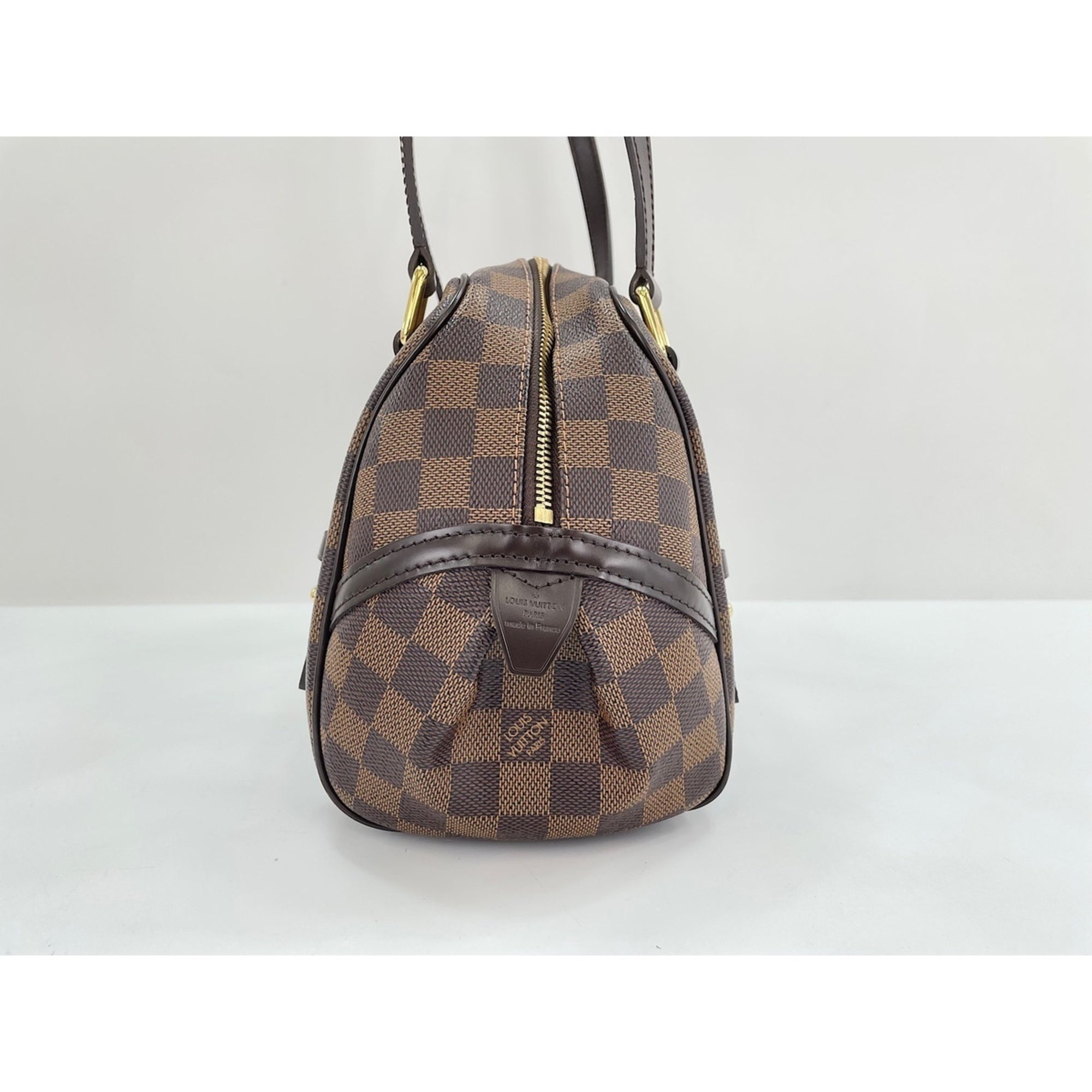 Louis Vuitton Brown Damier Canvas Handbag (Pre-Owned)