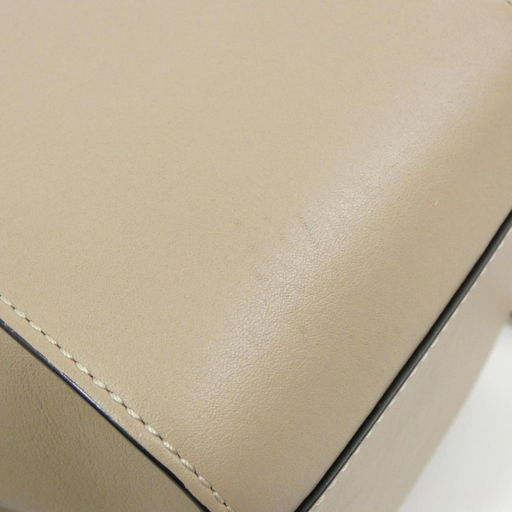 Loewe Sand Leather Shoulder Bag (Pre-Owned)