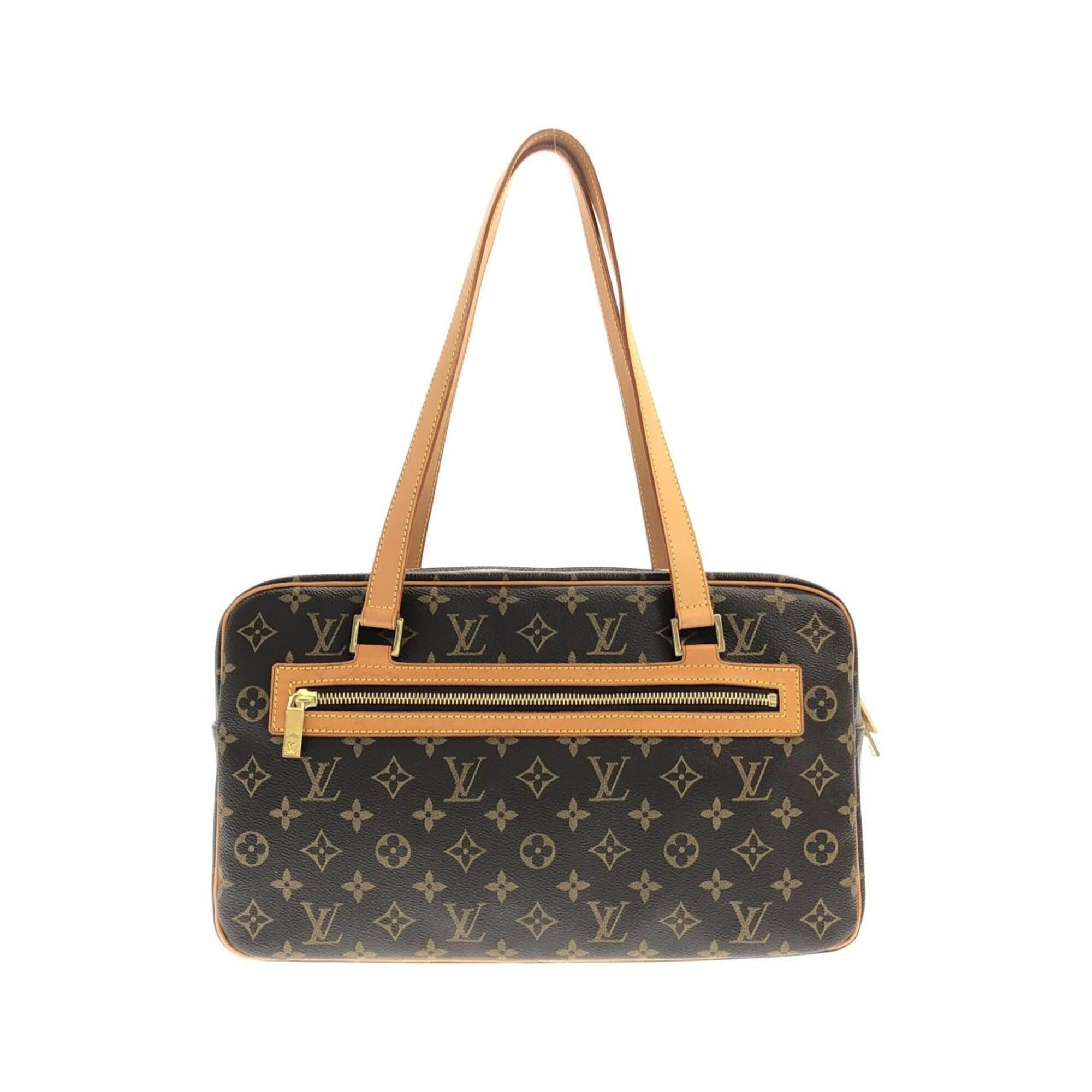 Louis Vuitton Monogram Marron Coated Canvas Shoulder Bag (Pre-Owned)
