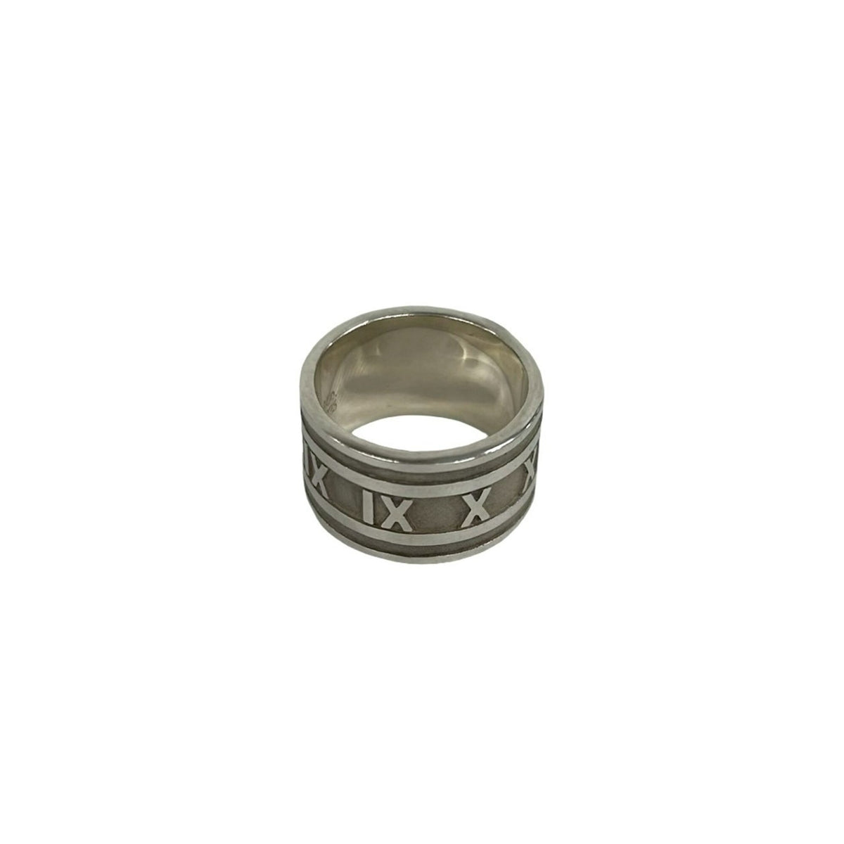 Tiffany Silver Silver 925 Band Ring (Pre-Owned)