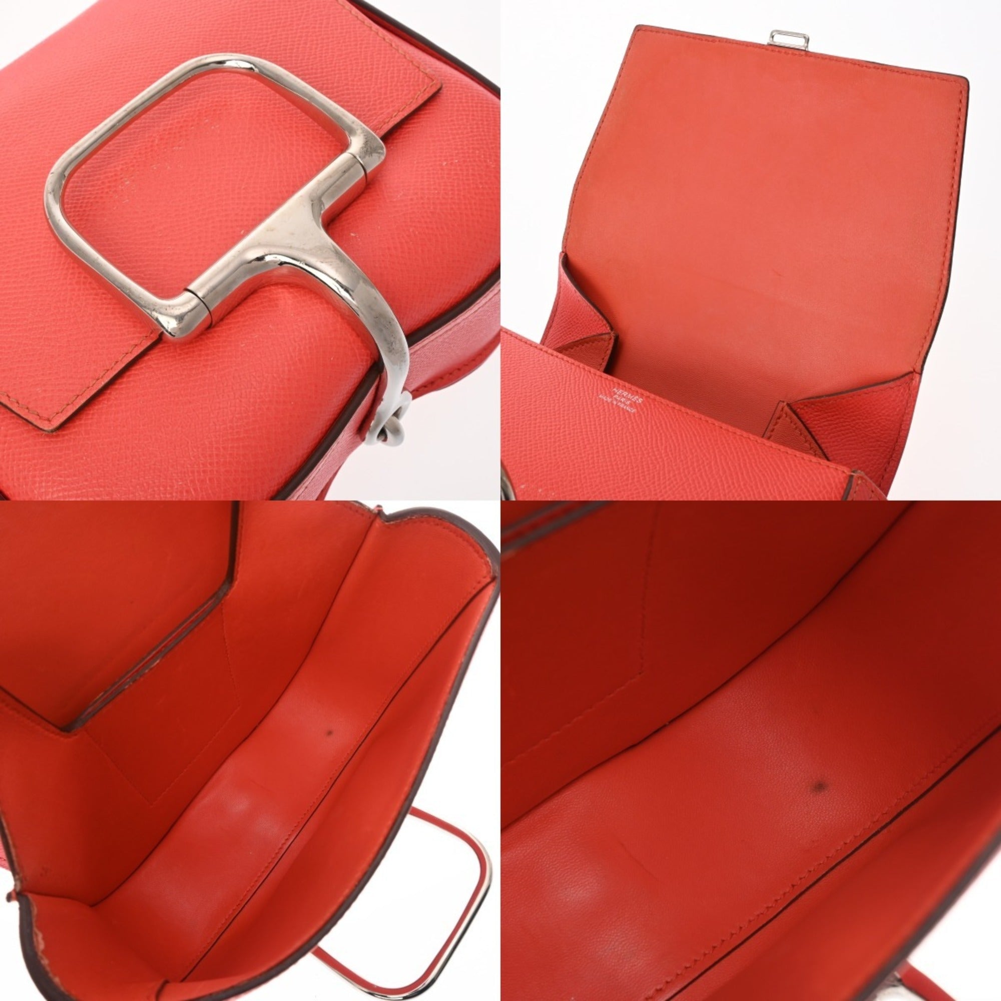Hermes Bougainvillier Epsom Leather Shoulder Bag (Pre-Owned)