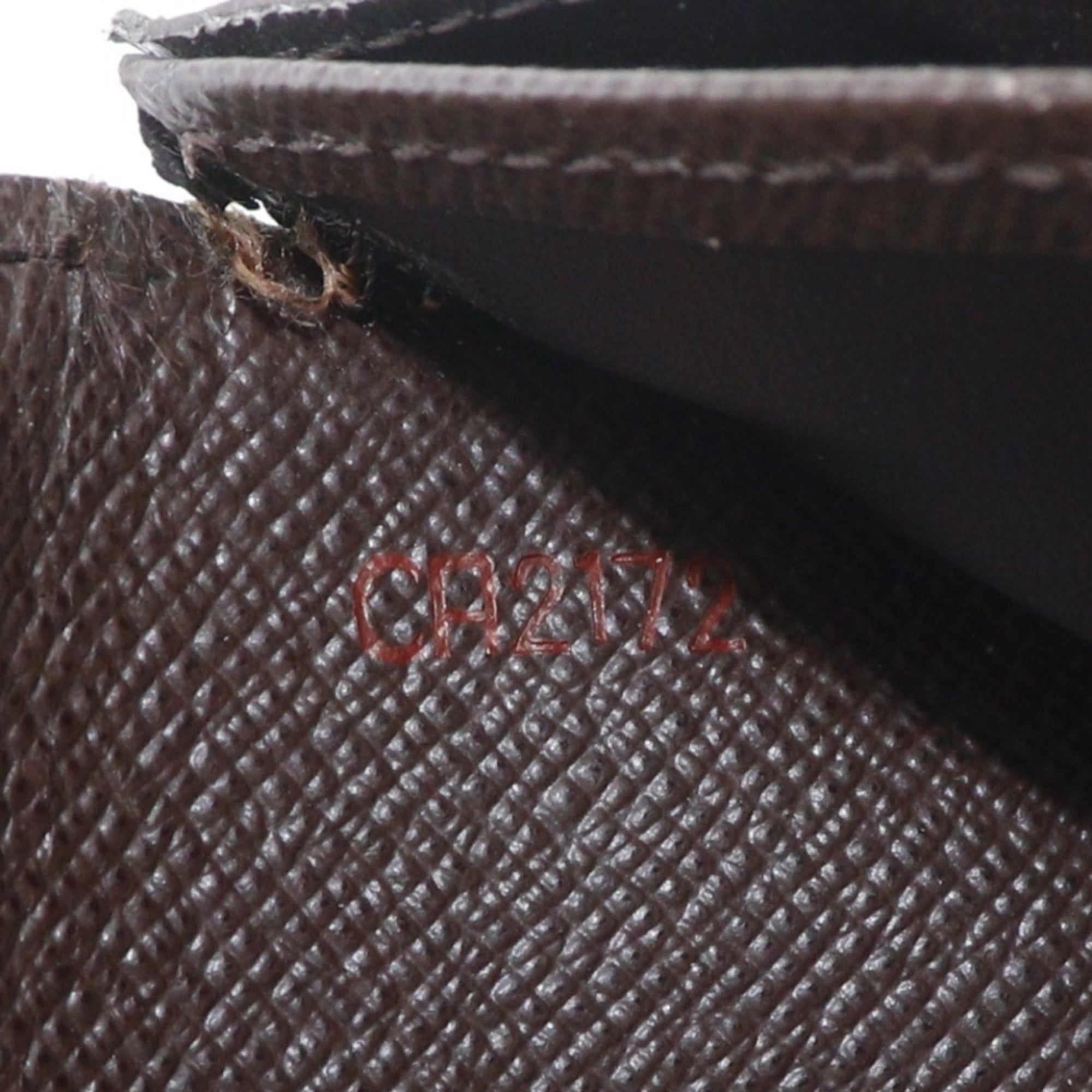Louis Vuitton Damier Brown Damier Canvas Long Wallet (Bi-Fold) (Pre-Owned)