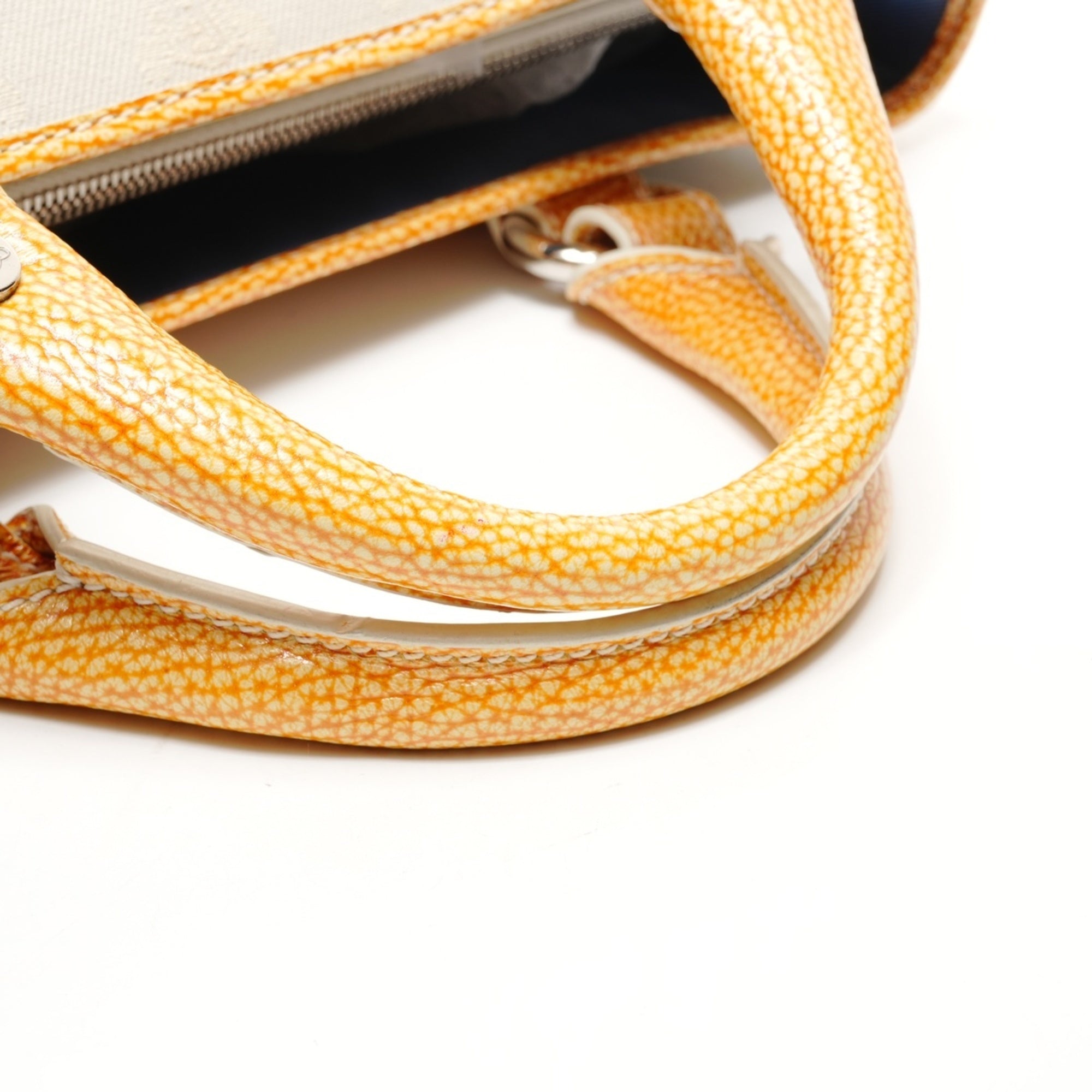 Celine Boogie Beige Canvas Handbag (Pre-Owned)