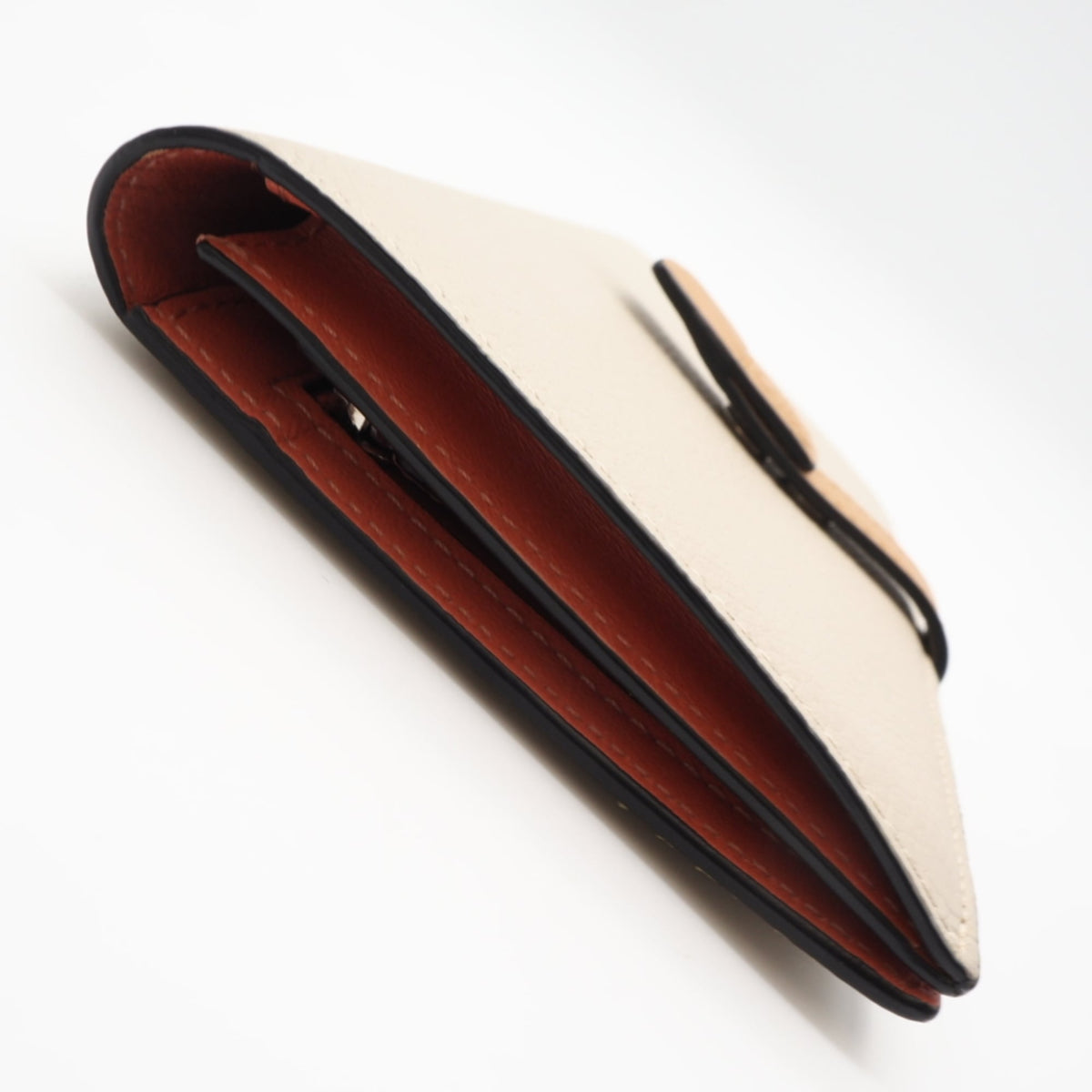 Loewe Beige Brown Orange Long Wallet (Bi-Fold) (Pre-Owned)