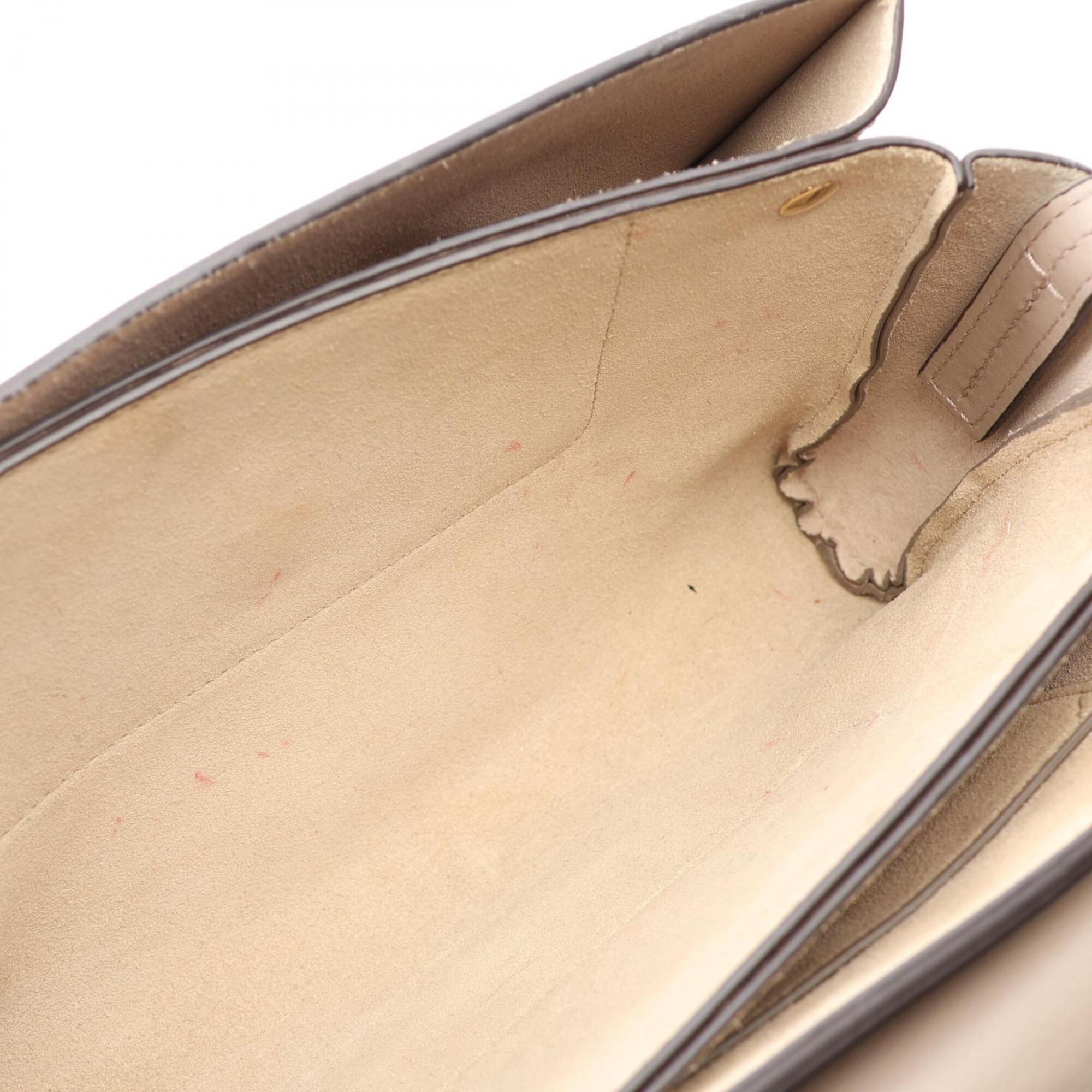 Chloé Beige Leather Suede Handbag Shoulder Bag (Pre-Owned)