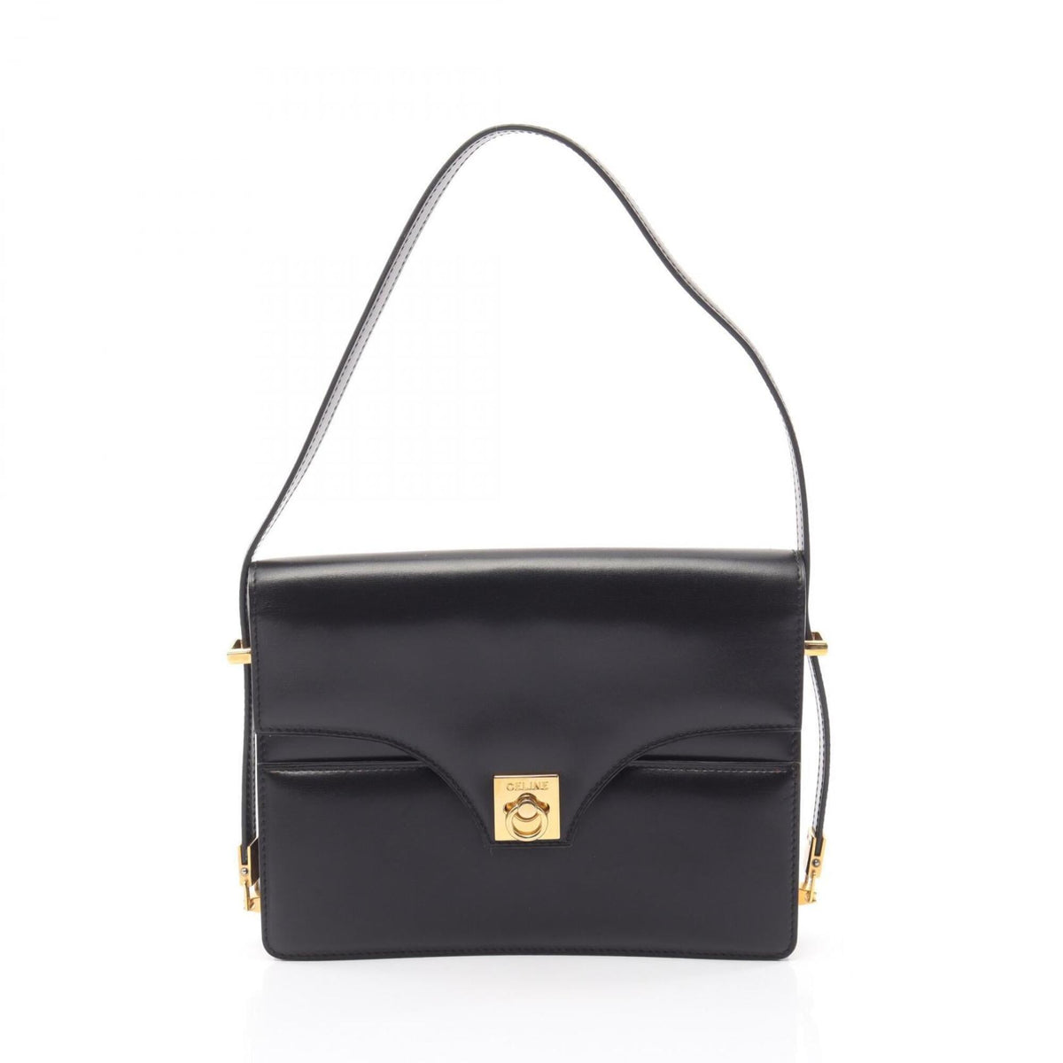 Celine Black Leather Shoulder Bag (Pre-Owned)