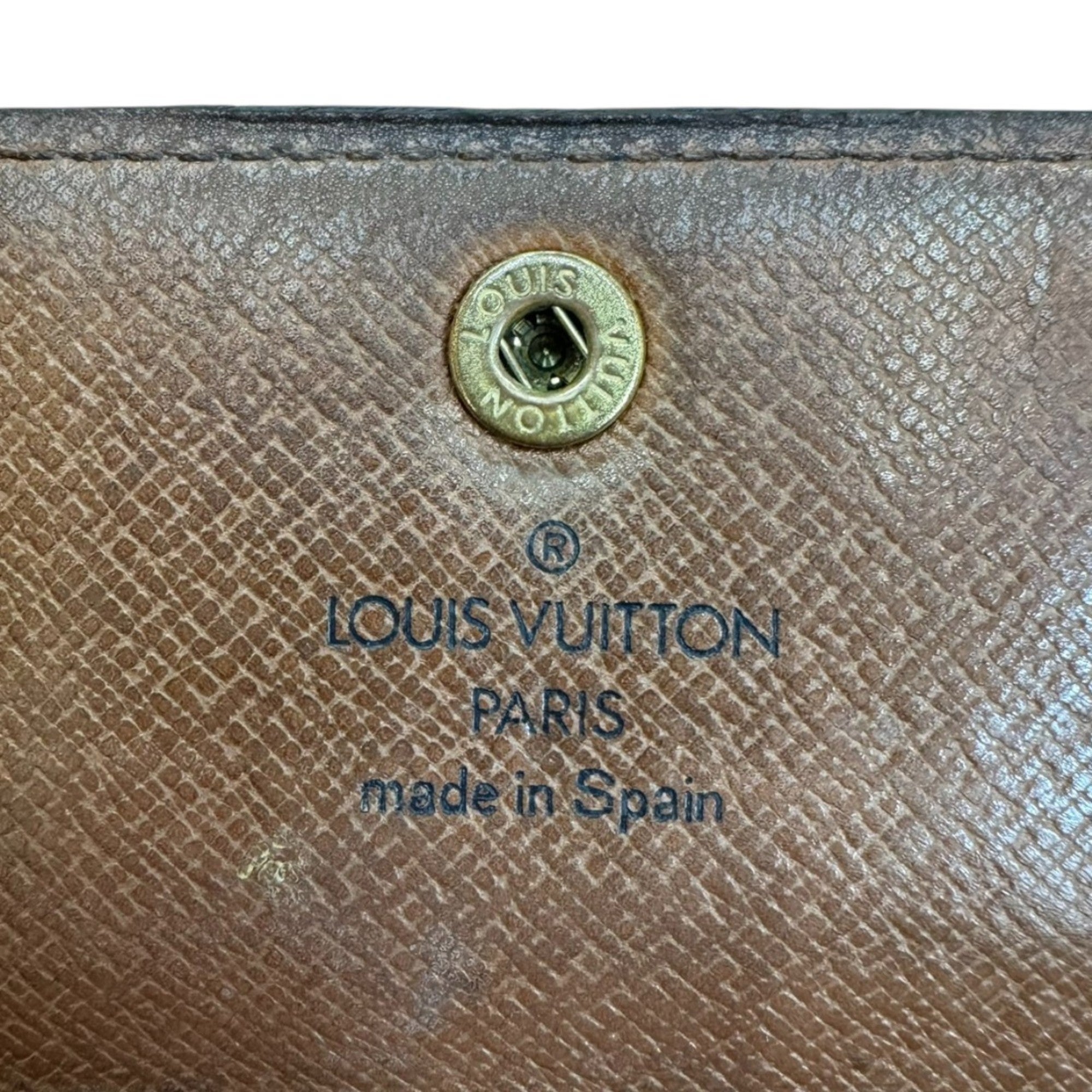 Louis Vuitton Brown Monogram Long Wallet (Bi-Fold) (Pre-Owned)