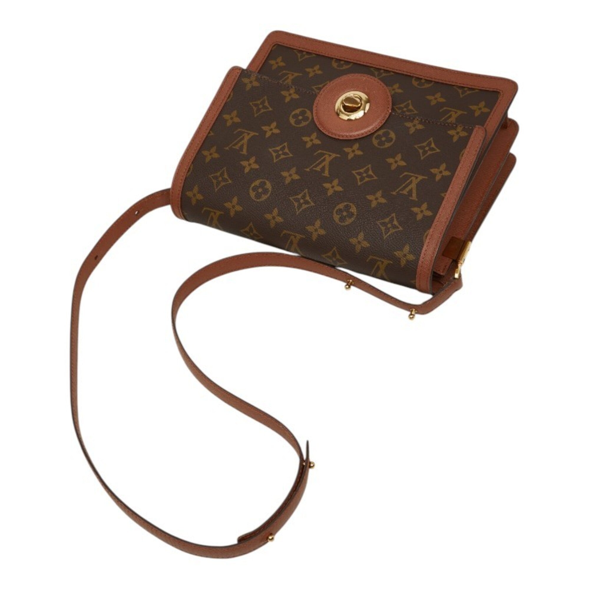 Louis Vuitton Brown Pvc Leather Shoulder Bag (Pre-Owned)