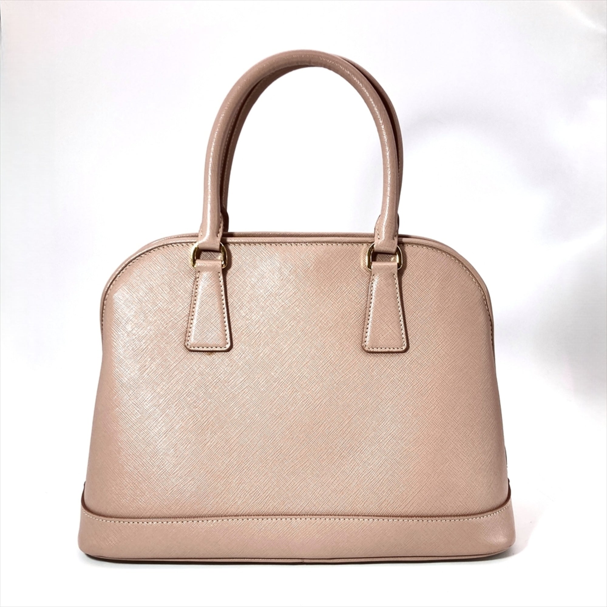 Prada Saffiano Pink Leather Handbag (Pre-Owned)