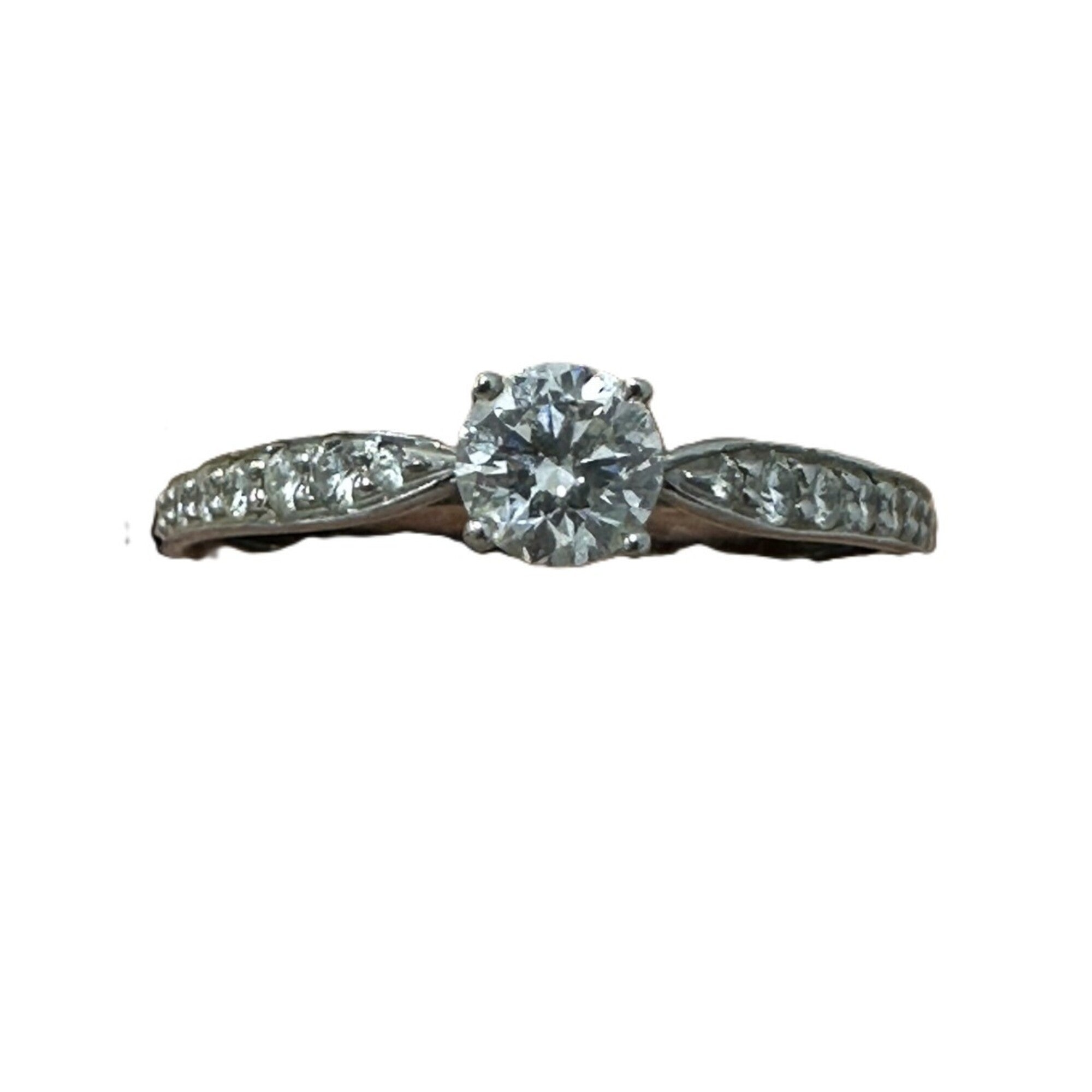 Tiffany Platinum Platinum 950 Band Ring (Pre-Owned)