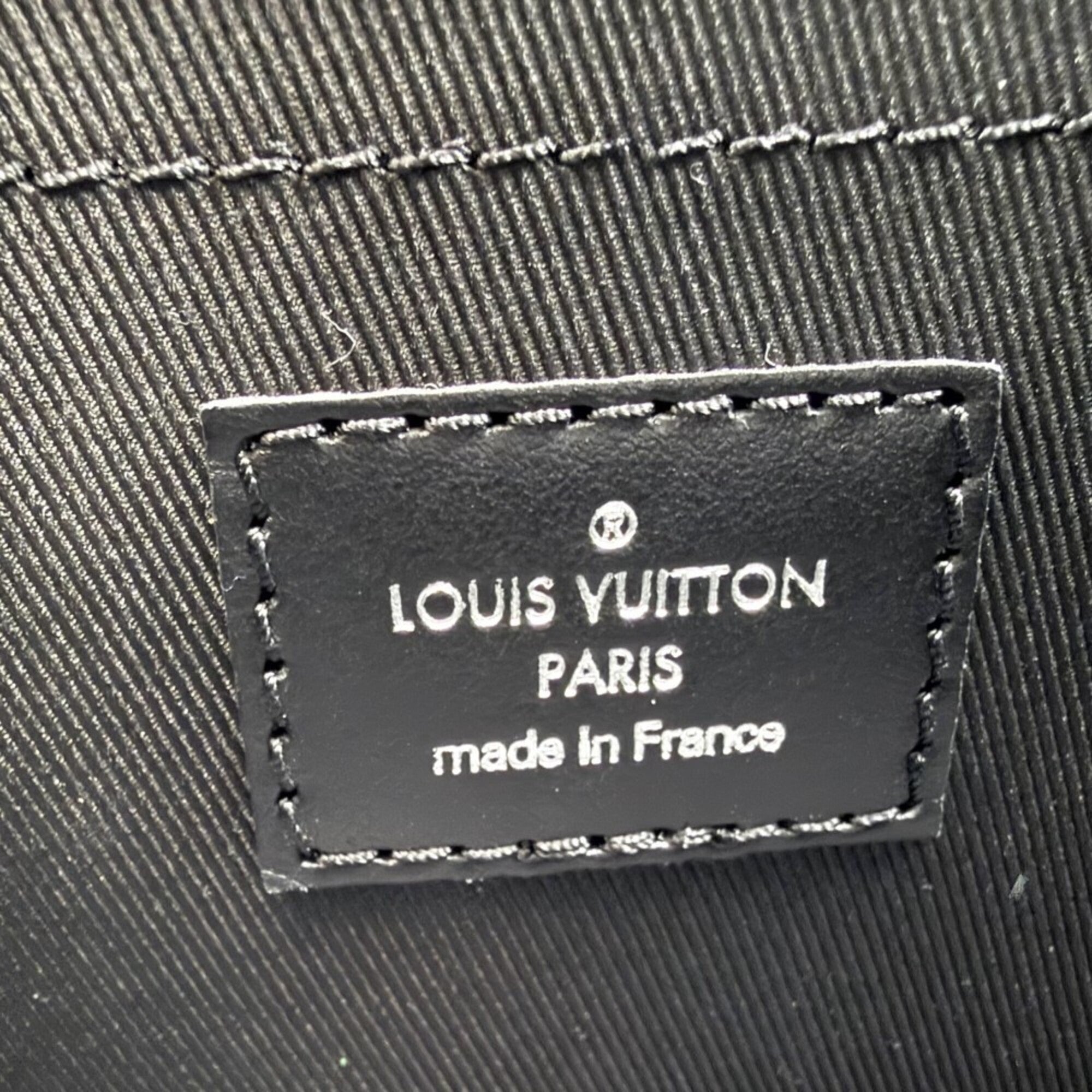 Louis Vuitton Black Khaki Monogram Shoulder Bag (Pre-Owned)