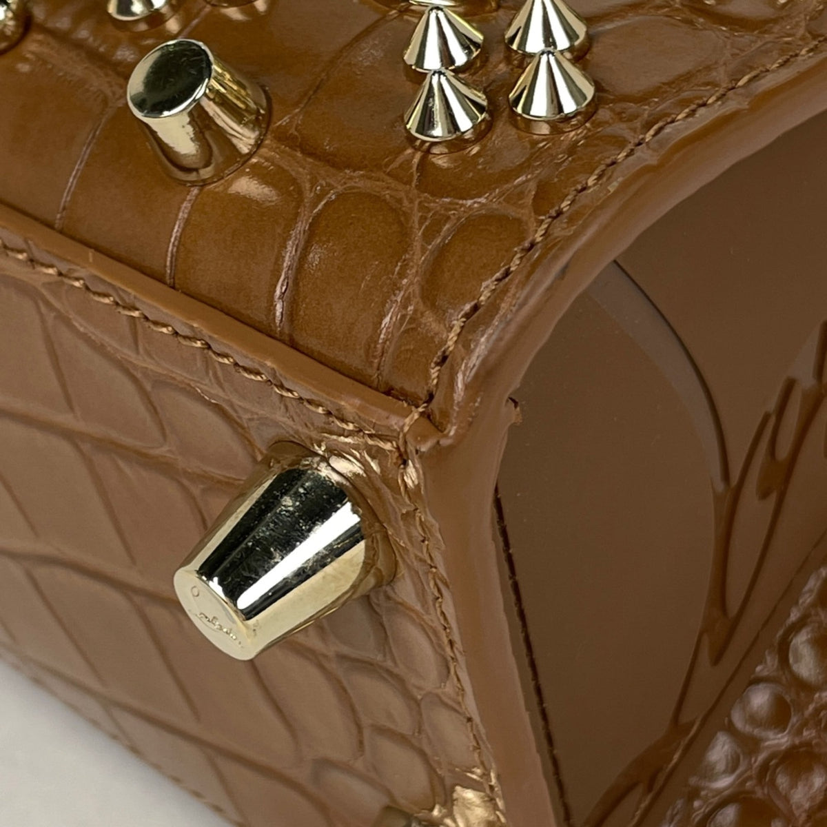 Christian Louboutin Brown Leather Handbag (Pre-Owned)