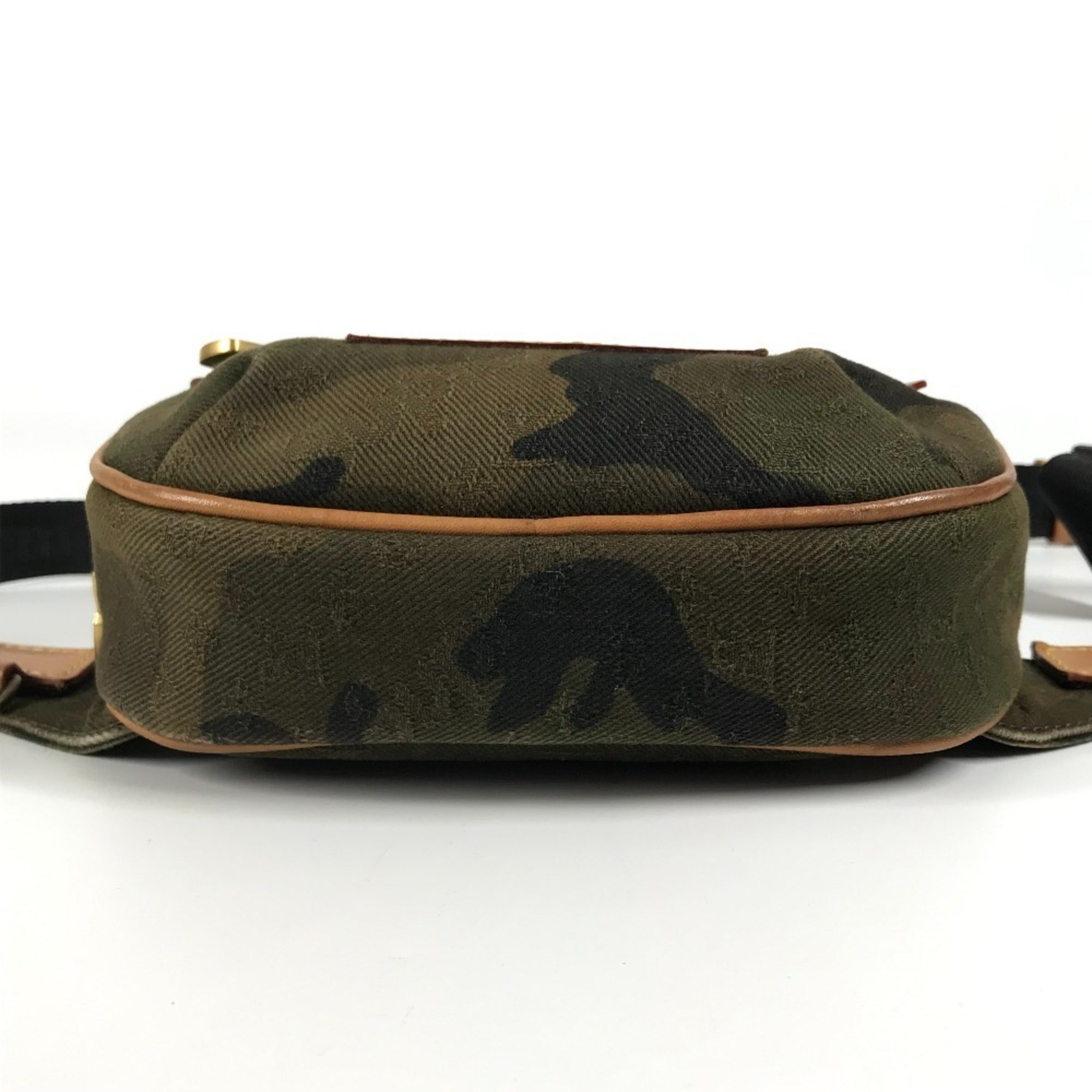 Louis Vuitton Camouflage Khaki Monogram Monogram Sling Bag (Pre-Owned)