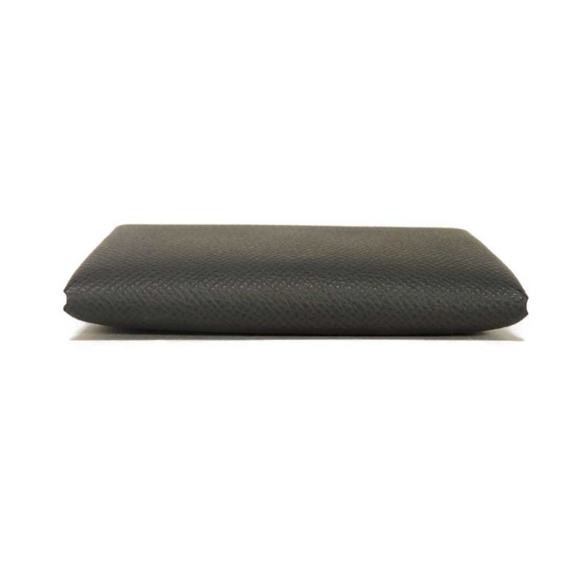 Hermes Dark Gray Graphite Epsom Leather Coin Purse/Coin Case (Pre-Owned)