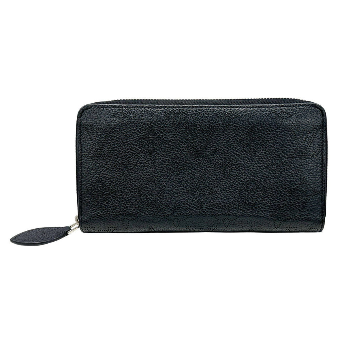 Louis Vuitton Black Noir Mahina Leather Long Wallet (Bi-Fold) (Pre-Owned)