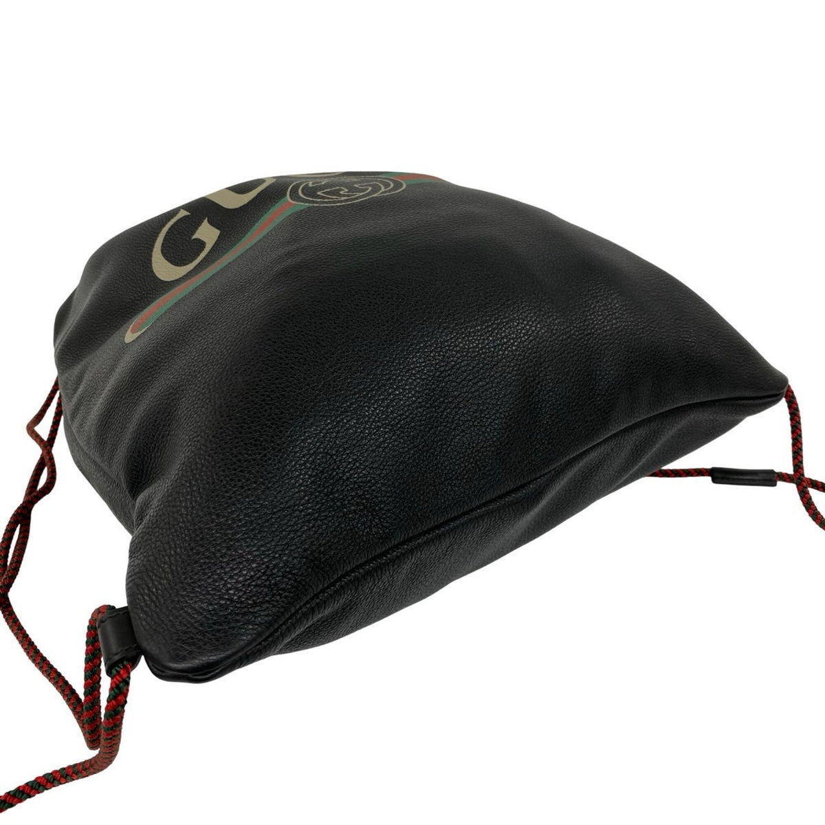 Gucci Black Leather Backpack (Pre-Owned)