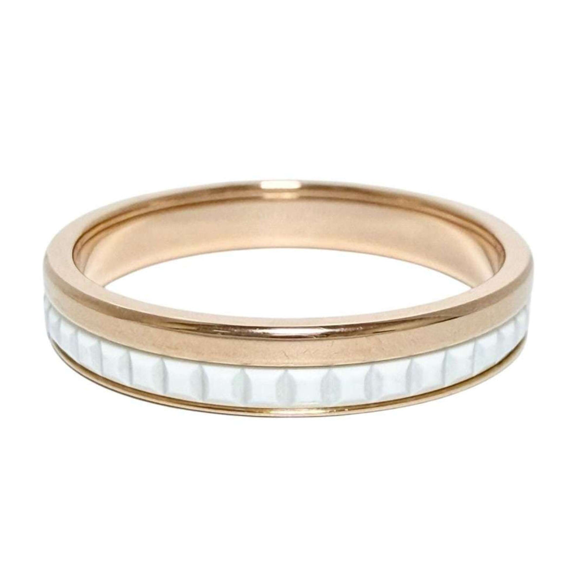 Boucheron Pink Gold (18K) Ceramic Band Ring (Pre-Owned)