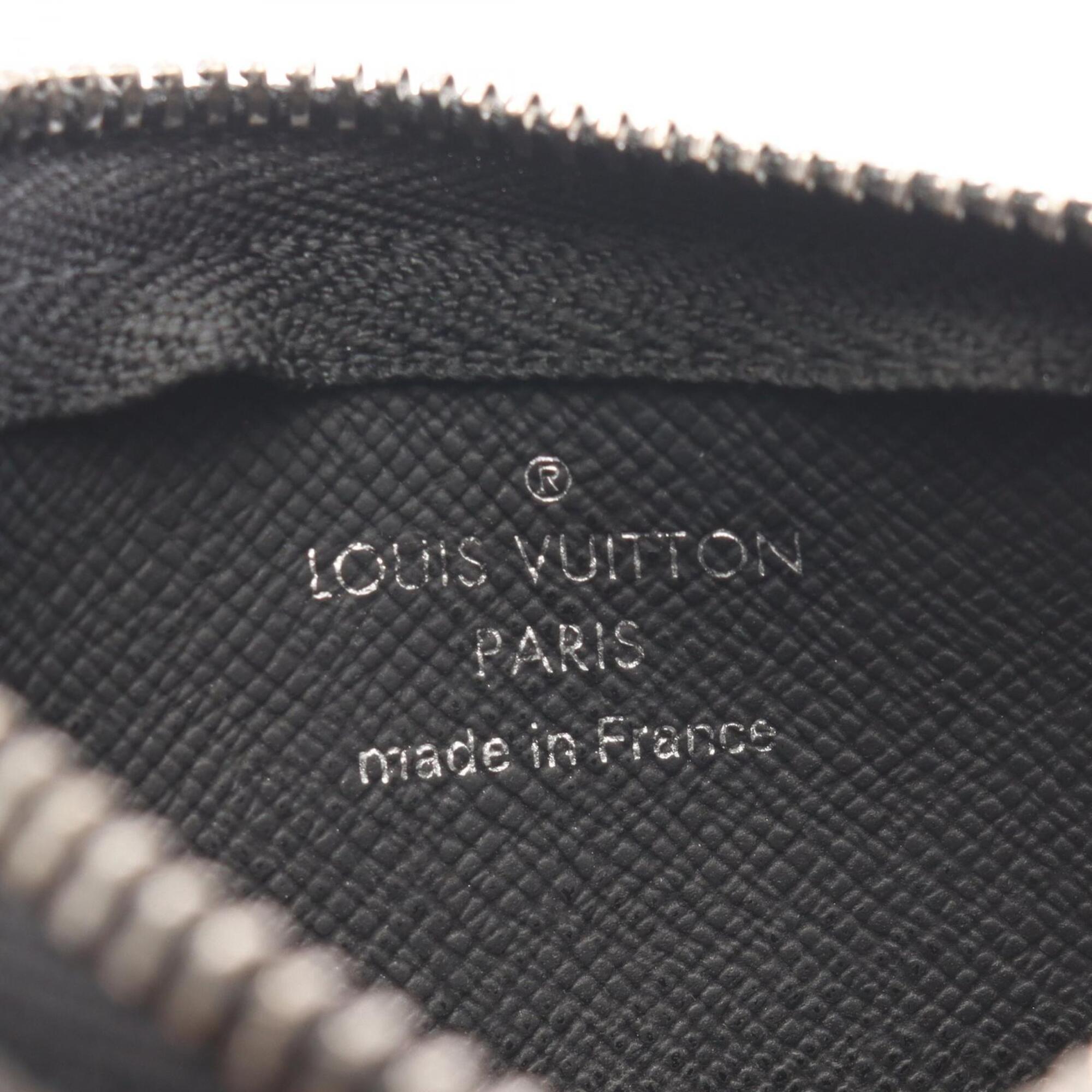 Louis Vuitton Black Gray Pvc Coin Purse/Coin Case (Pre-Owned)