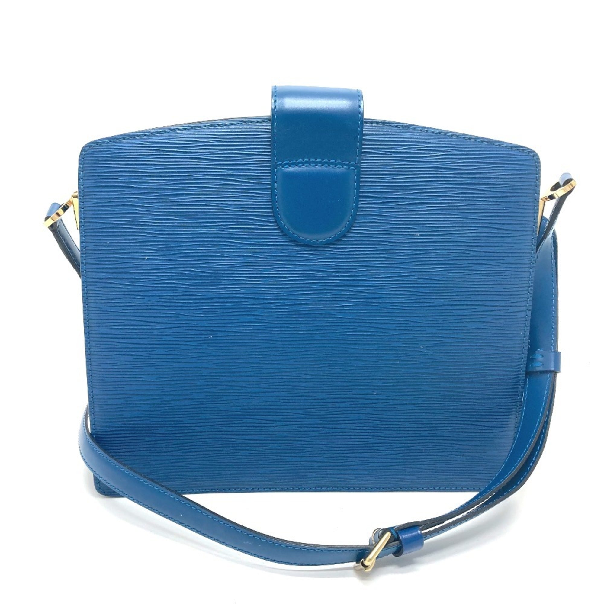 Louis Vuitton Blue Epi Leather Pochette Shoulder Bag (Pre-Owned)