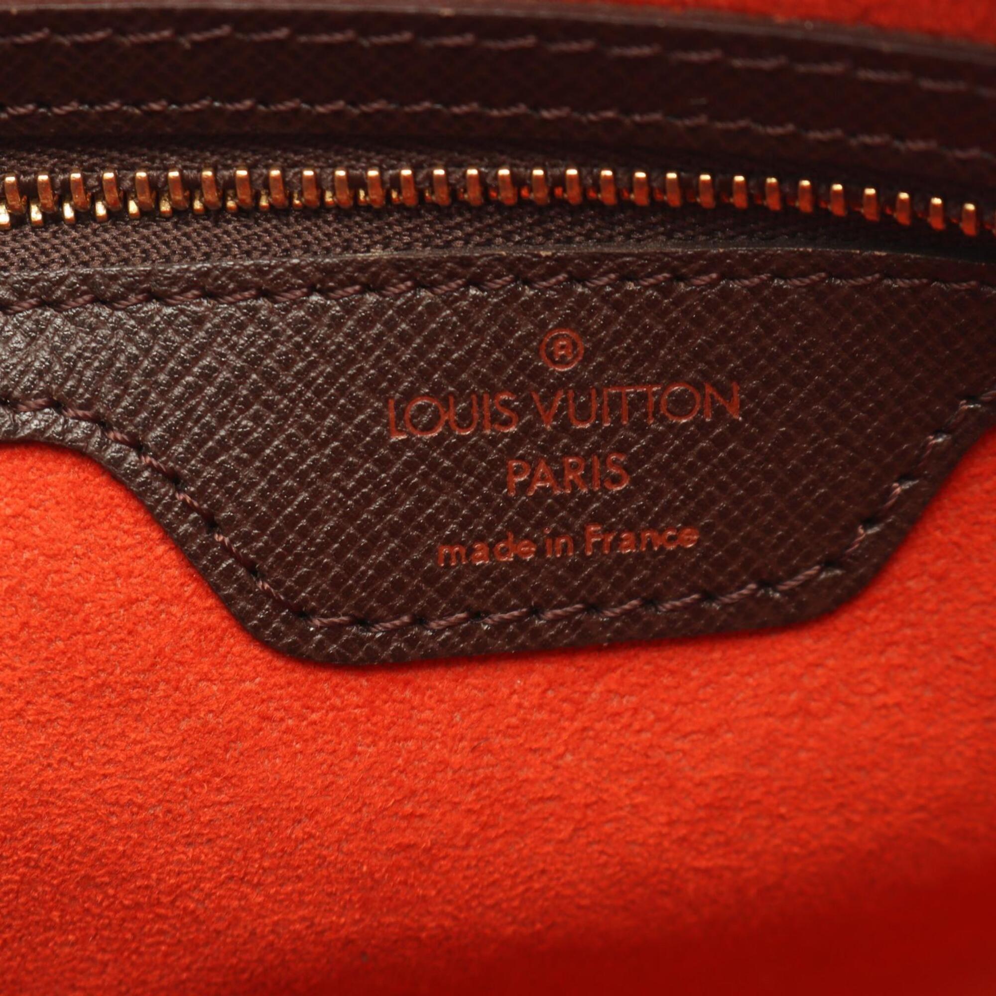 Louis Vuitton Brown Coated Canvas Leather Handbag (Pre-Owned)