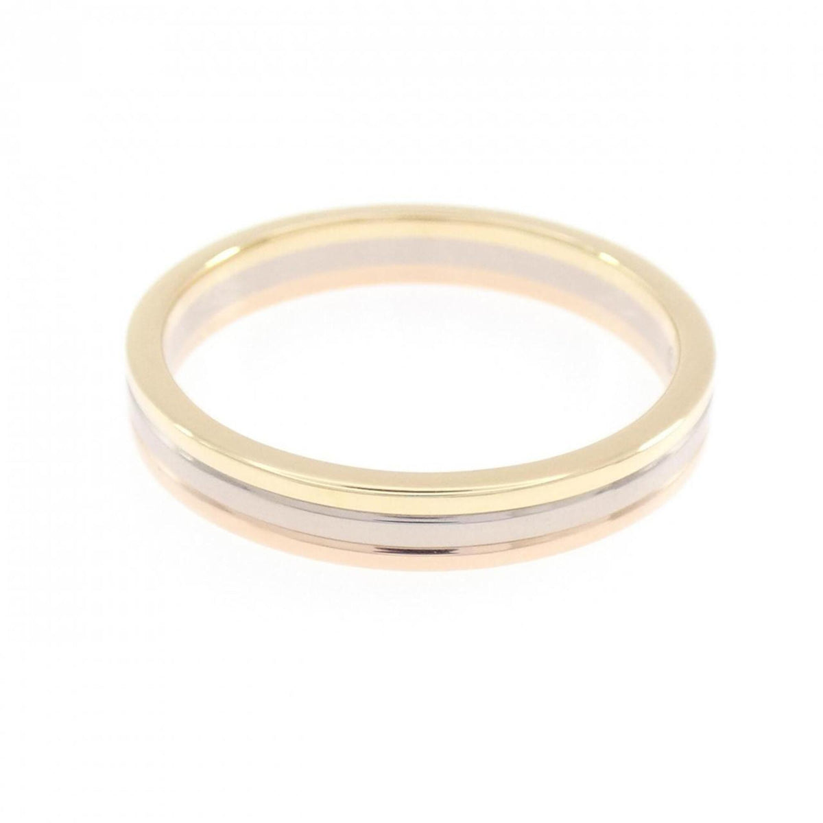 Cartier Pink Gold White Gold Yellow Gold Yellow Gold (18K) Pink Gold (18K) White Gold (18K) Band Ring (Pre-Owned)