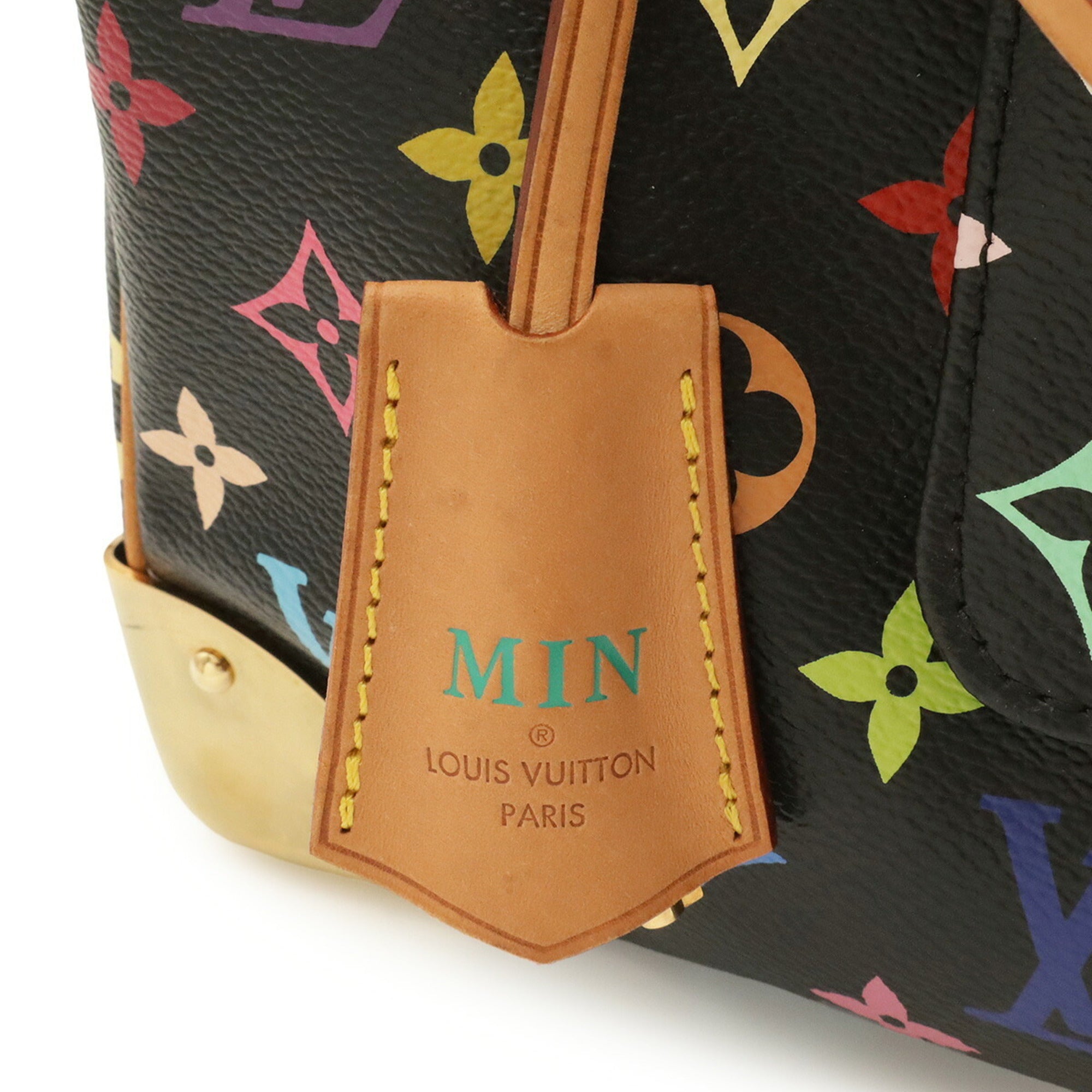 Louis Vuitton Black Monogram Multi-Color Noir Monogram Multicolore Handbag (Pre-Owned)