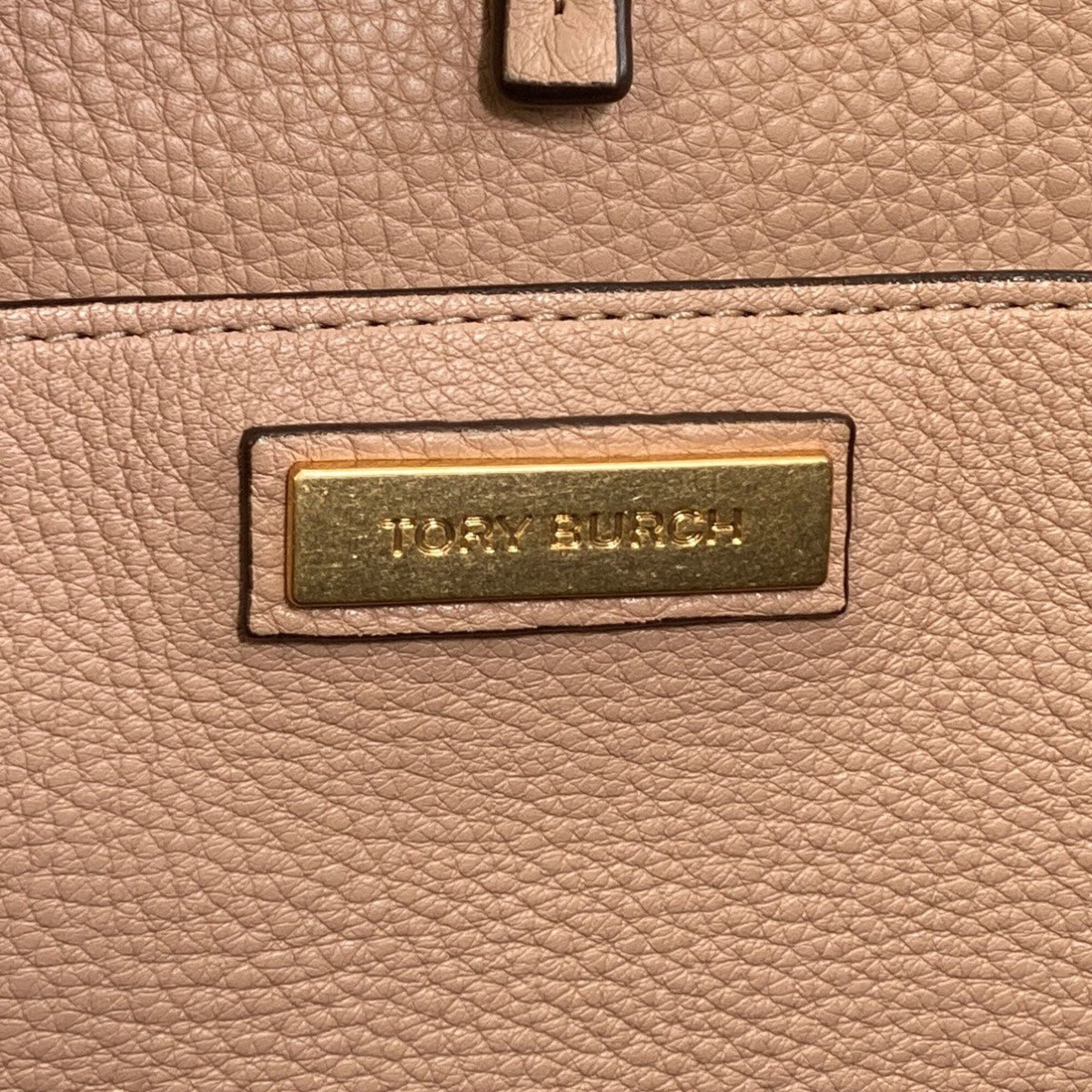 Tory Burch Beige Leather Tote Bag (Pre-Owned)