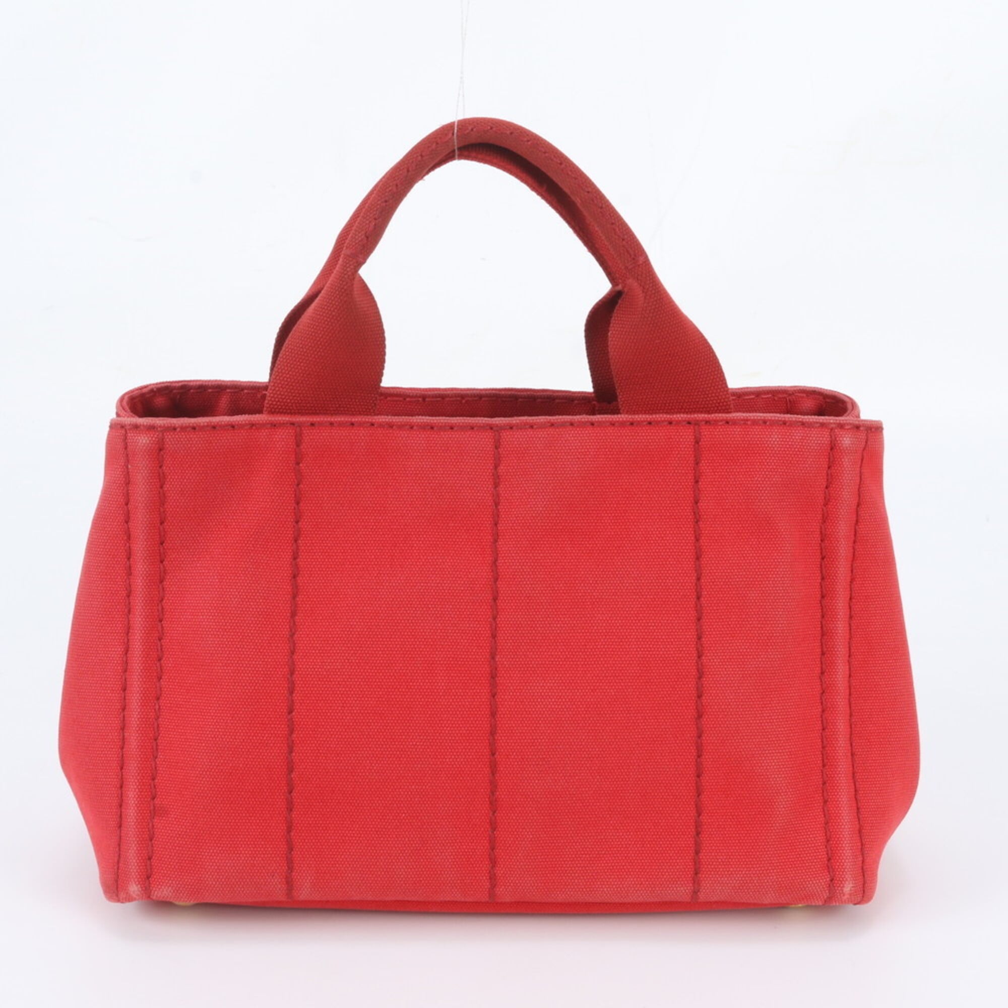 Prada Red Color Handbag Shoulder Bag Tote Bag (Pre-Owned)