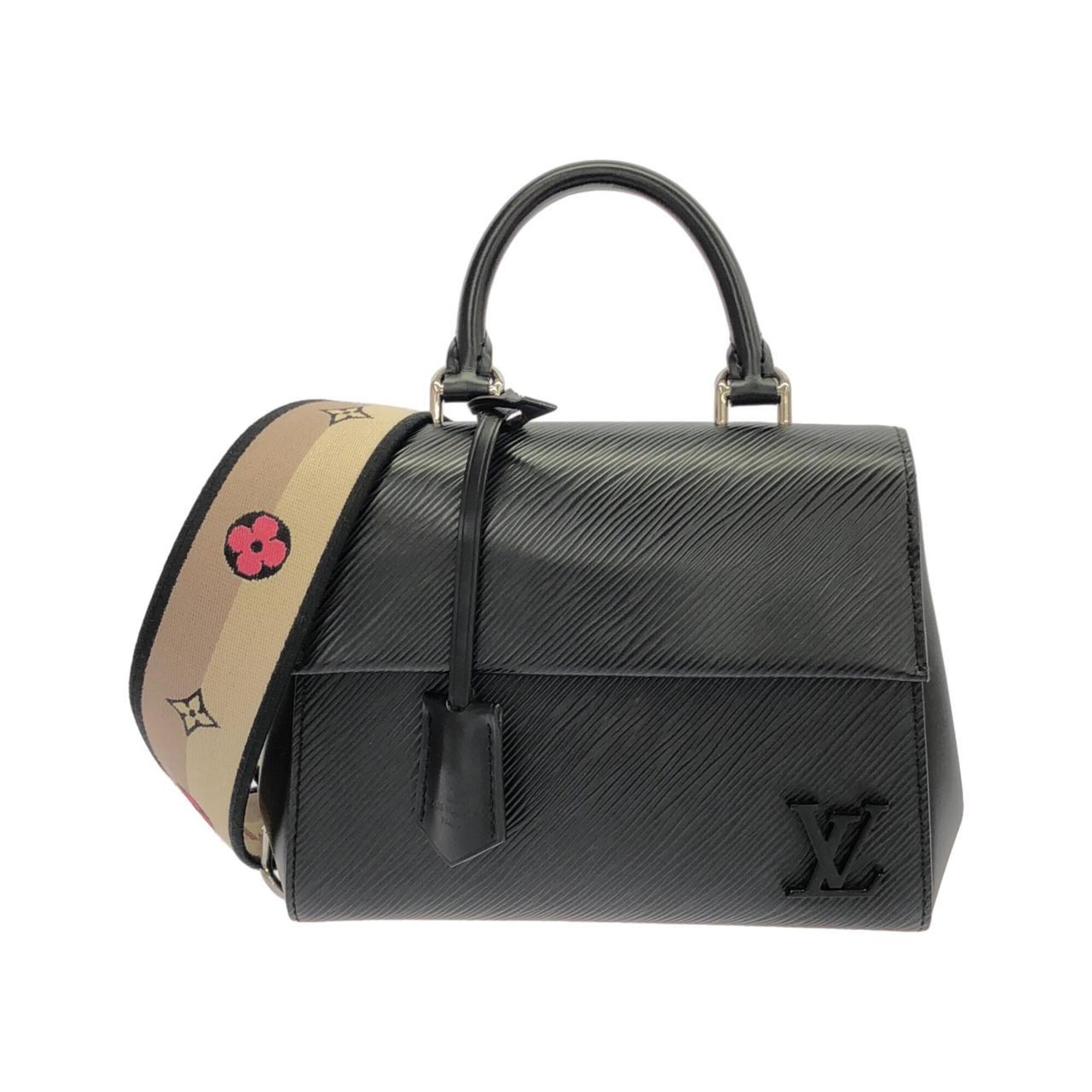 Louis Vuitton Epi Black Epi Leather Handbag (Pre-Owned)