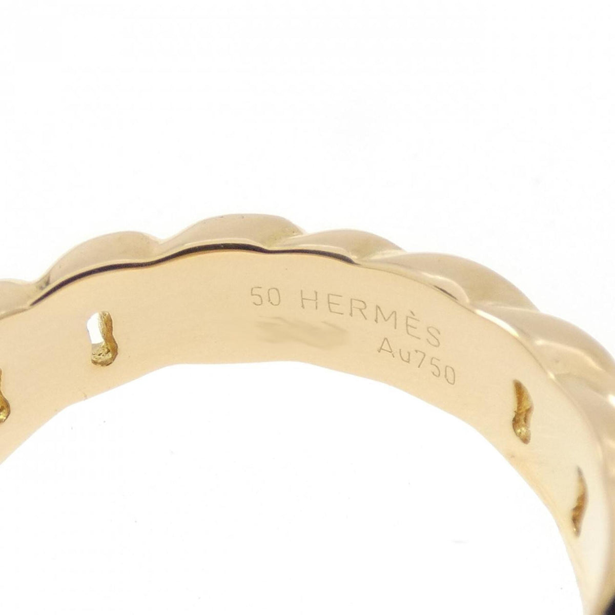 Hermes Yellow Gold (18K) Band Ring (Pre-Owned)