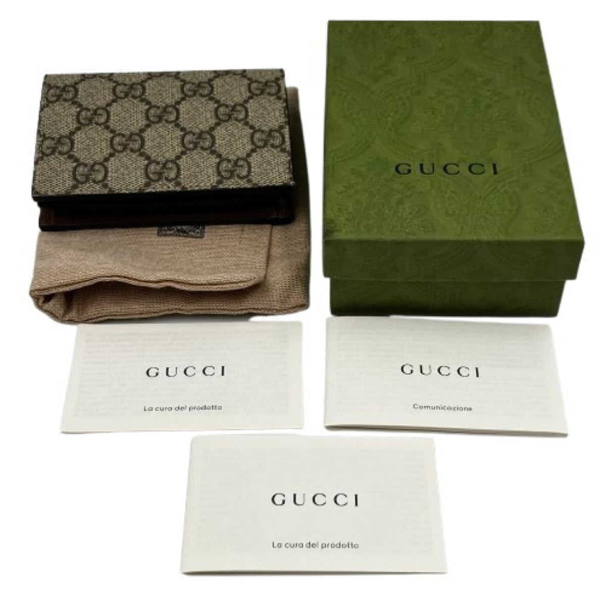 Gucci Brown Pvc Wallet (Bi-Fold) (Pre-Owned)