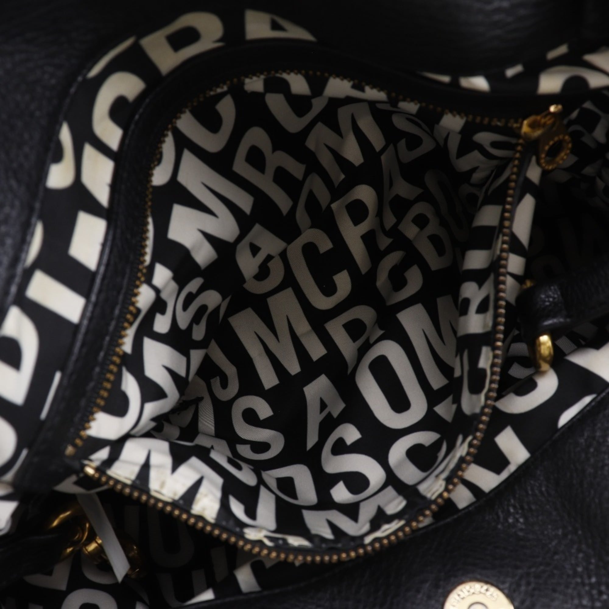 Marc By Marc Jacobs Black Leather Tote Bag (Pre-Owned)