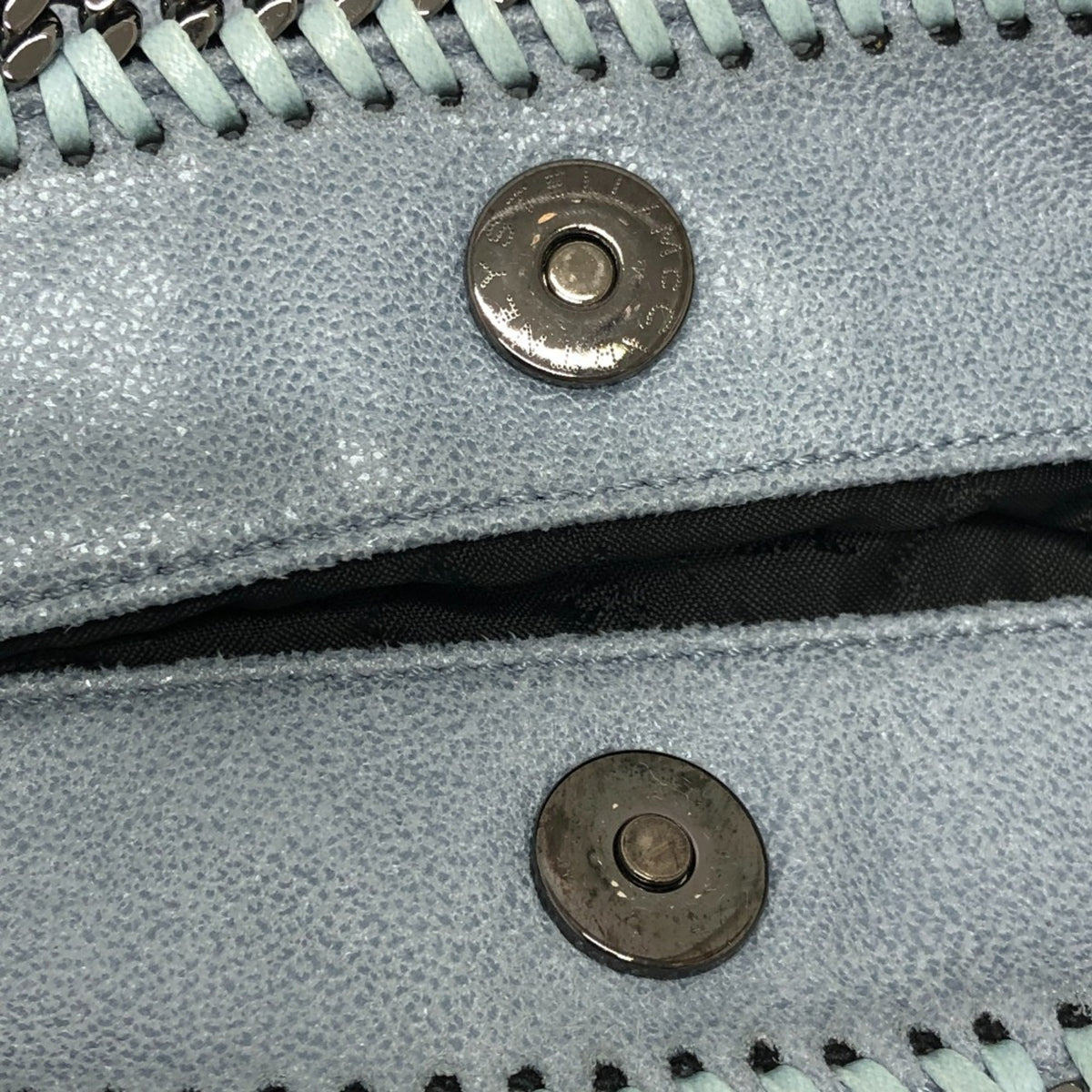 Stella Mccartney Blue Fabric Clutch Bag (Pre-Owned)