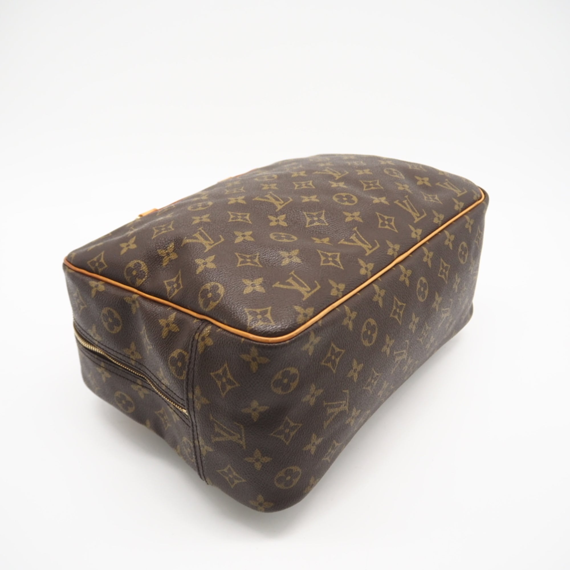 Louis Vuitton Brown Coated Canvas Leather Handbag (Pre-Owned)