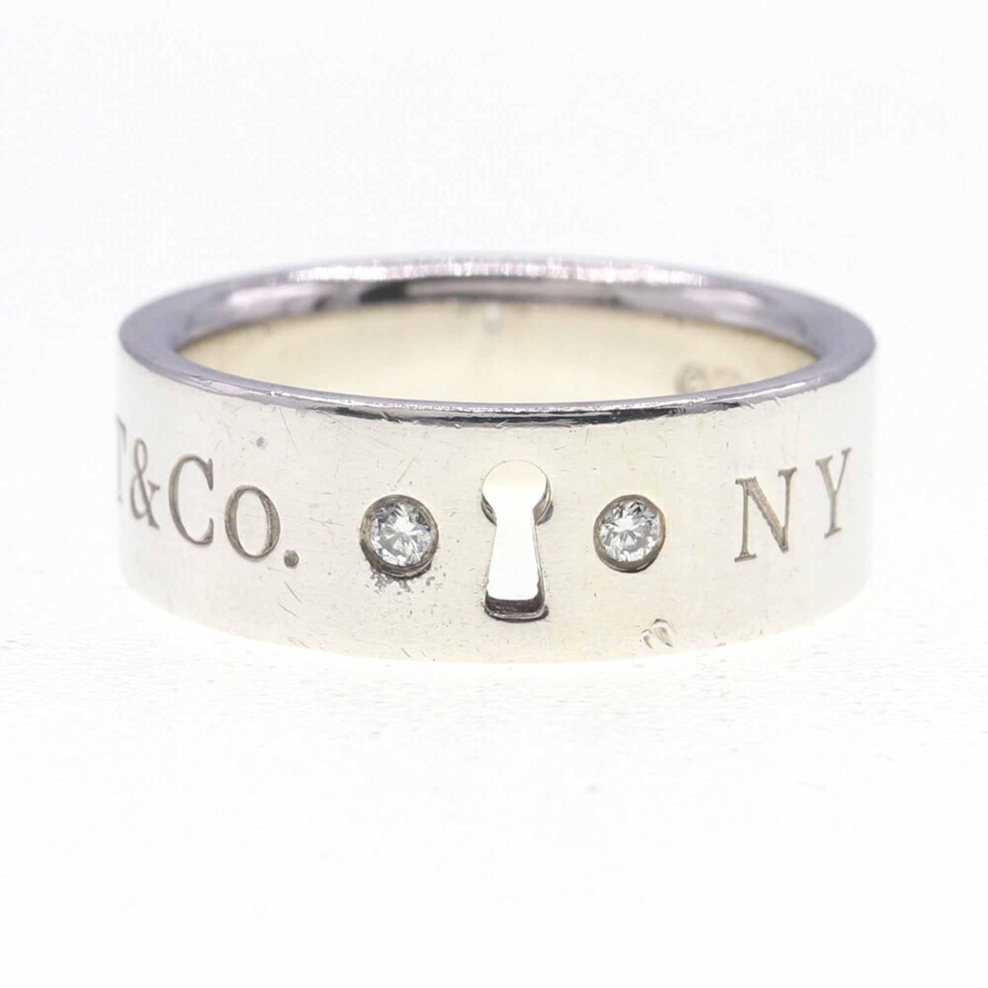 Tiffany Sterling Silver 925 Band Ring (Pre-Owned)