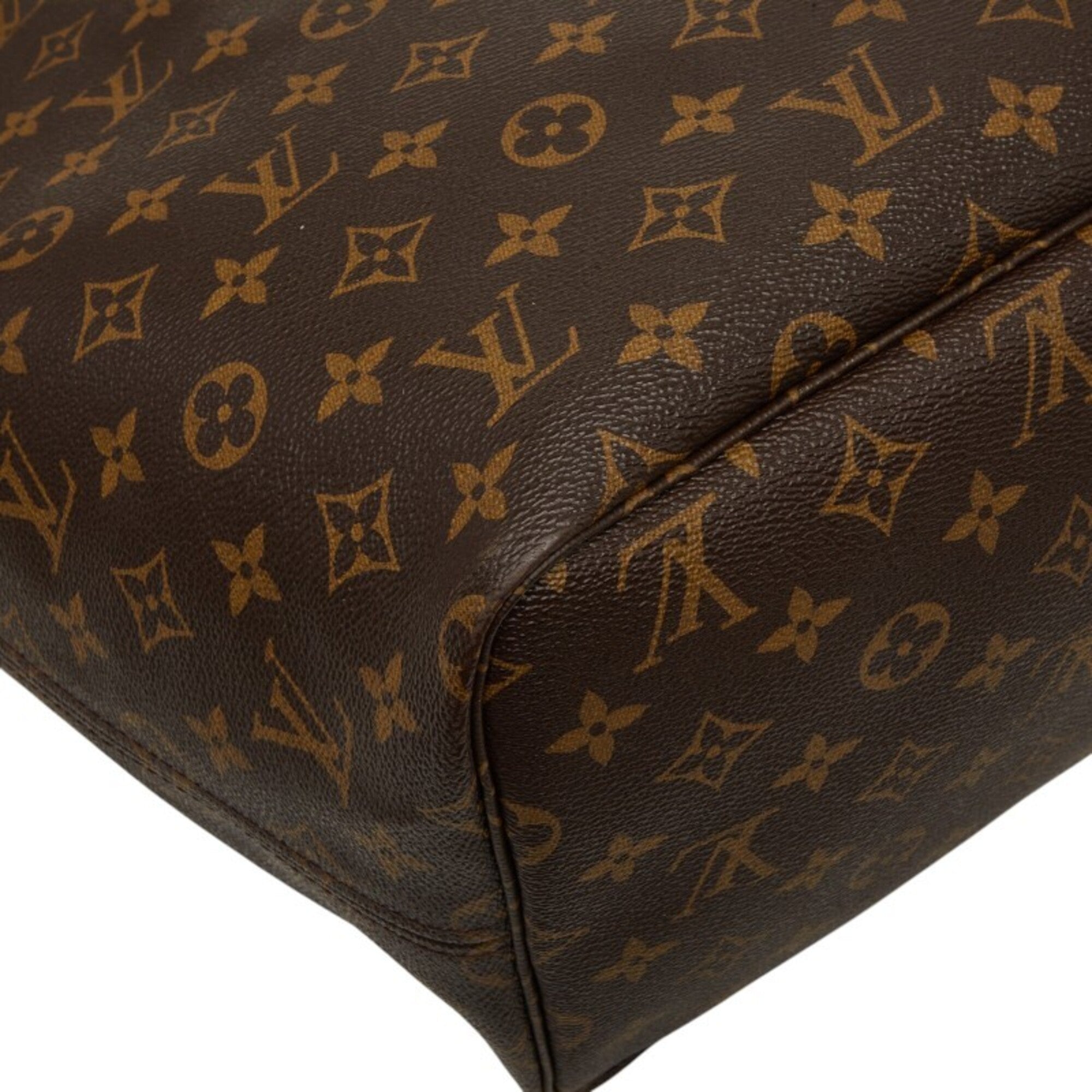 Louis Vuitton Brown Monogram Pvc Leather Shoulder Bag Tote Bag (Pre-Owned)