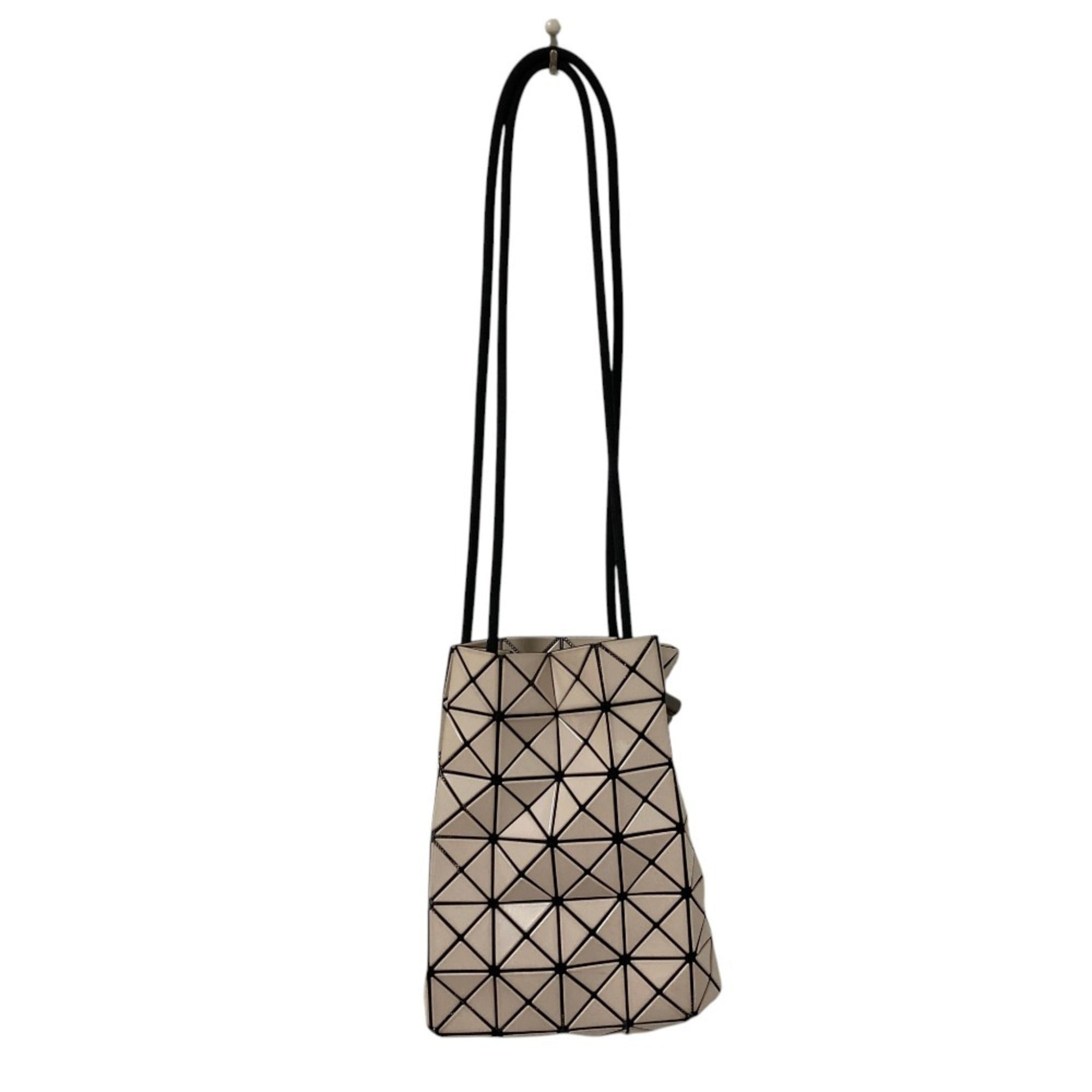 Bao Bao Issey Miyake Beige Shoulder Bag (Pre-Owned)