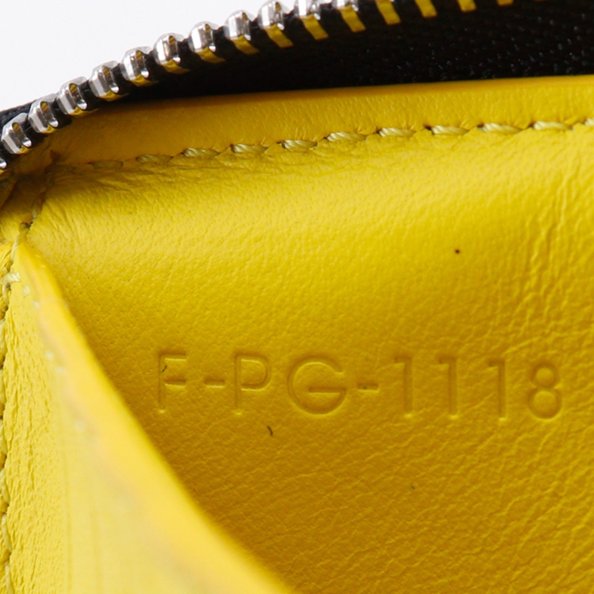 Celine Black Yellow Leather Wallet (Bi-Fold) (Pre-Owned)