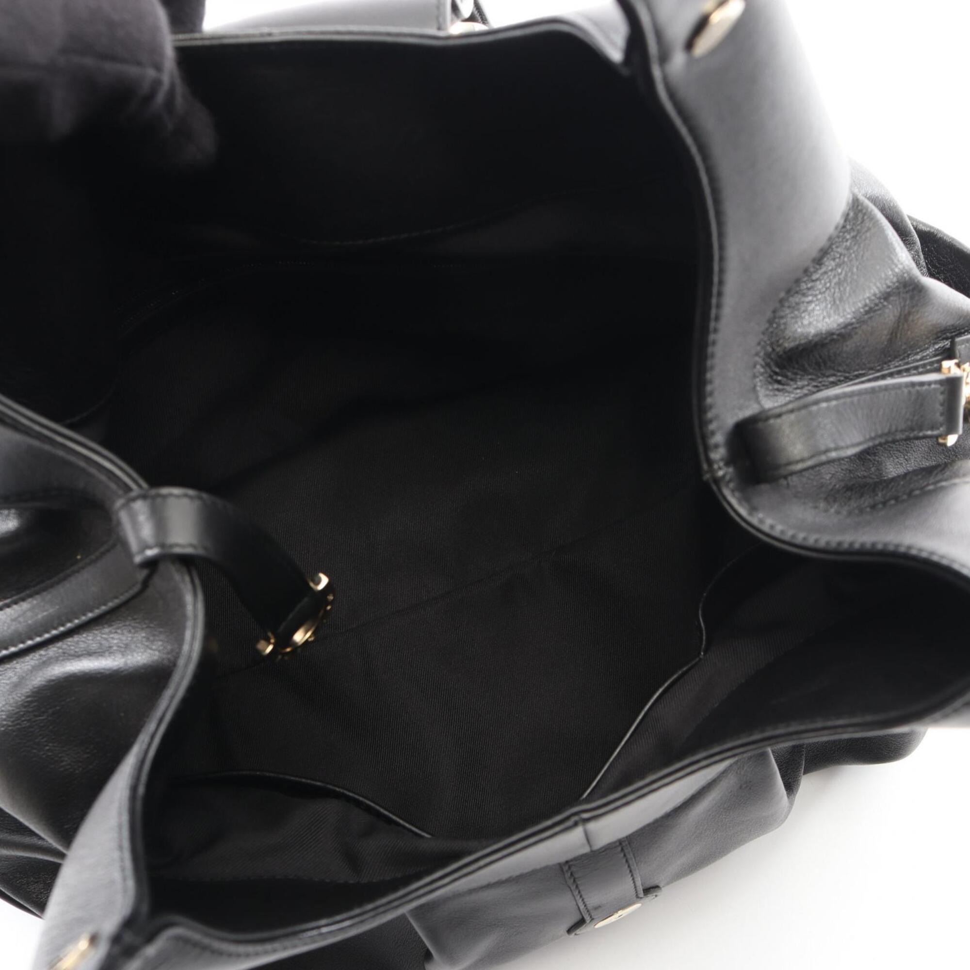 Bvlgari Black Leather Handbag (Pre-Owned)