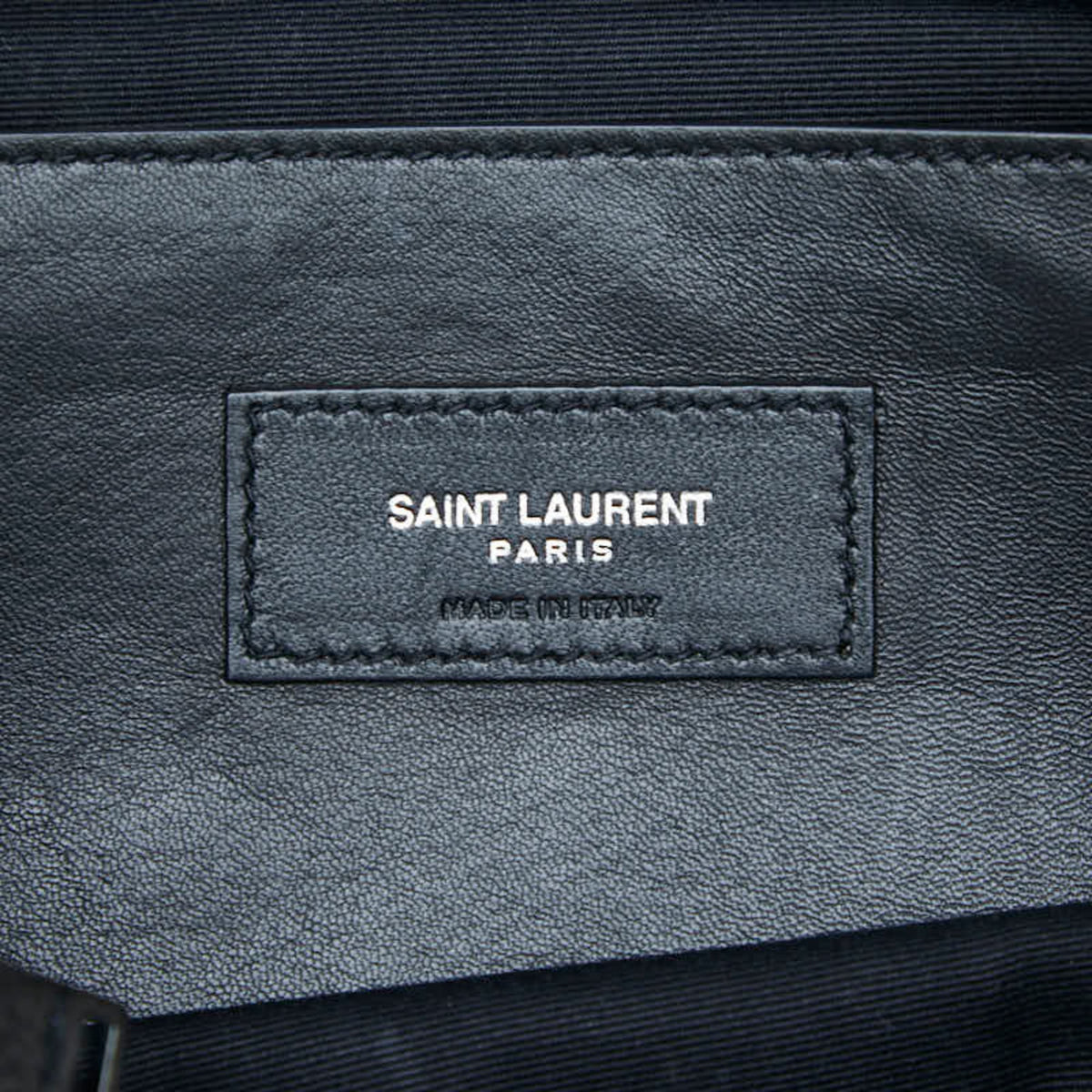Saint Laurent Black Leather Shoulder Bag (Pre-Owned)