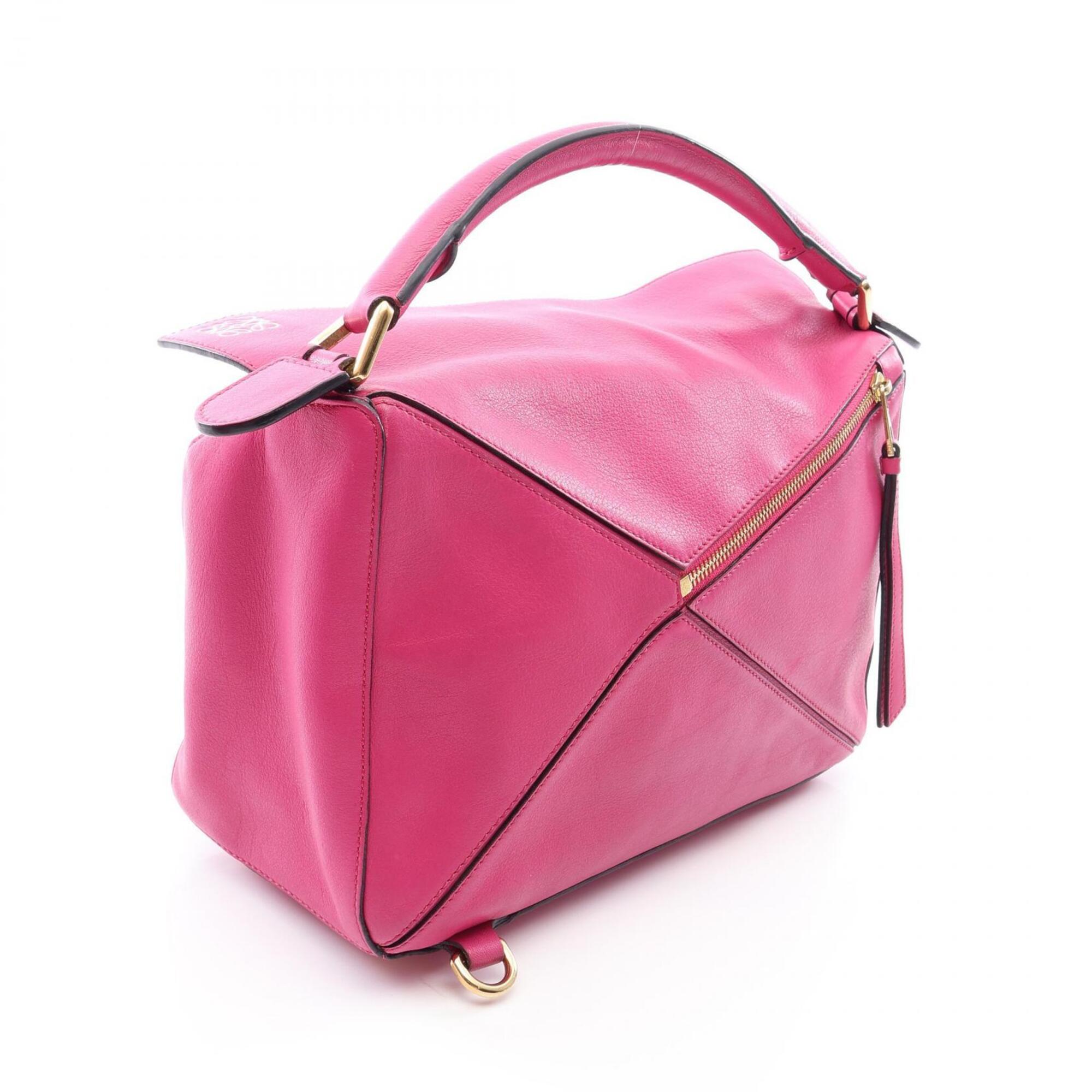 Loewe Pink Leather Handbag (Pre-Owned)