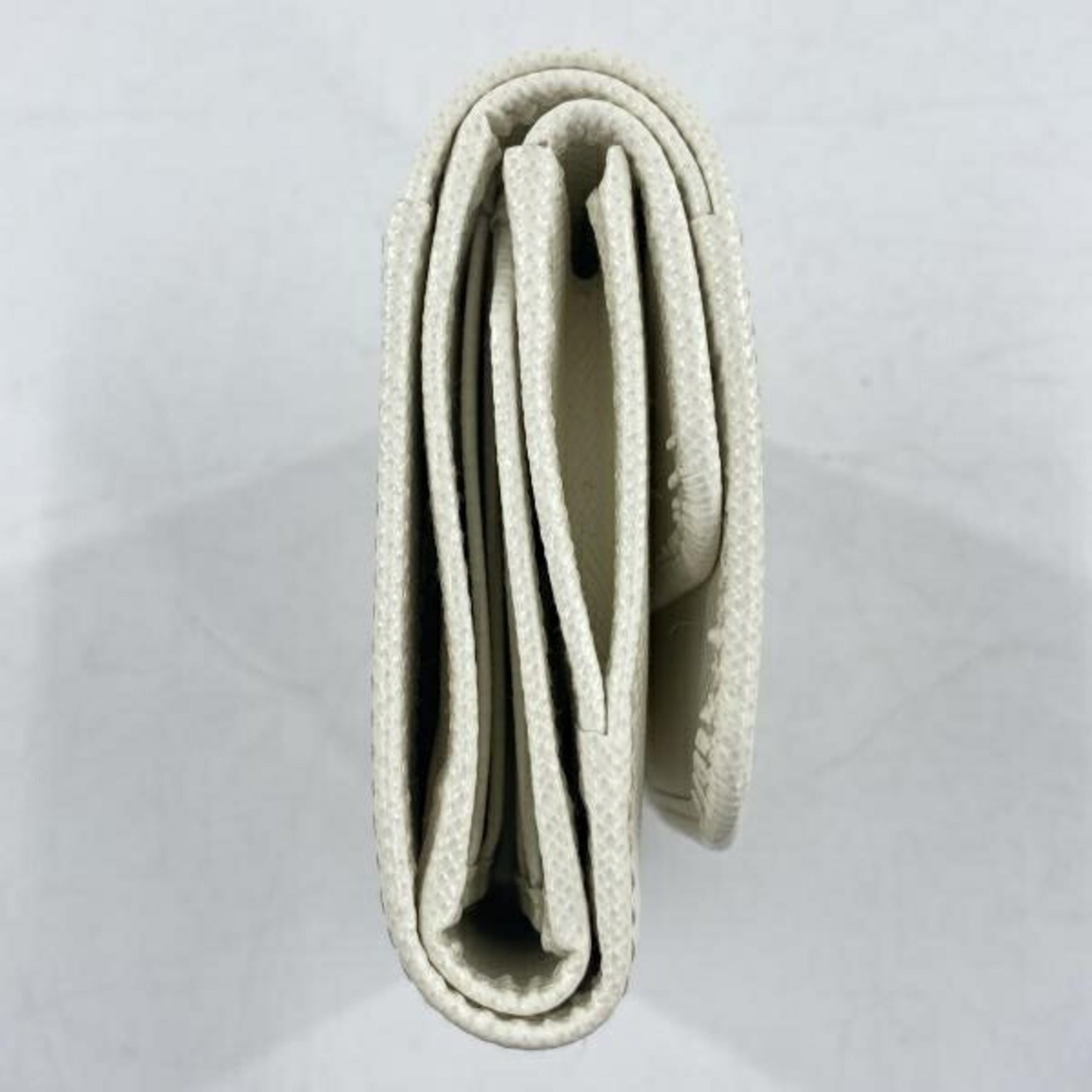 Prada Saffiano White Wallet (Tri-Fold) (Pre-Owned)