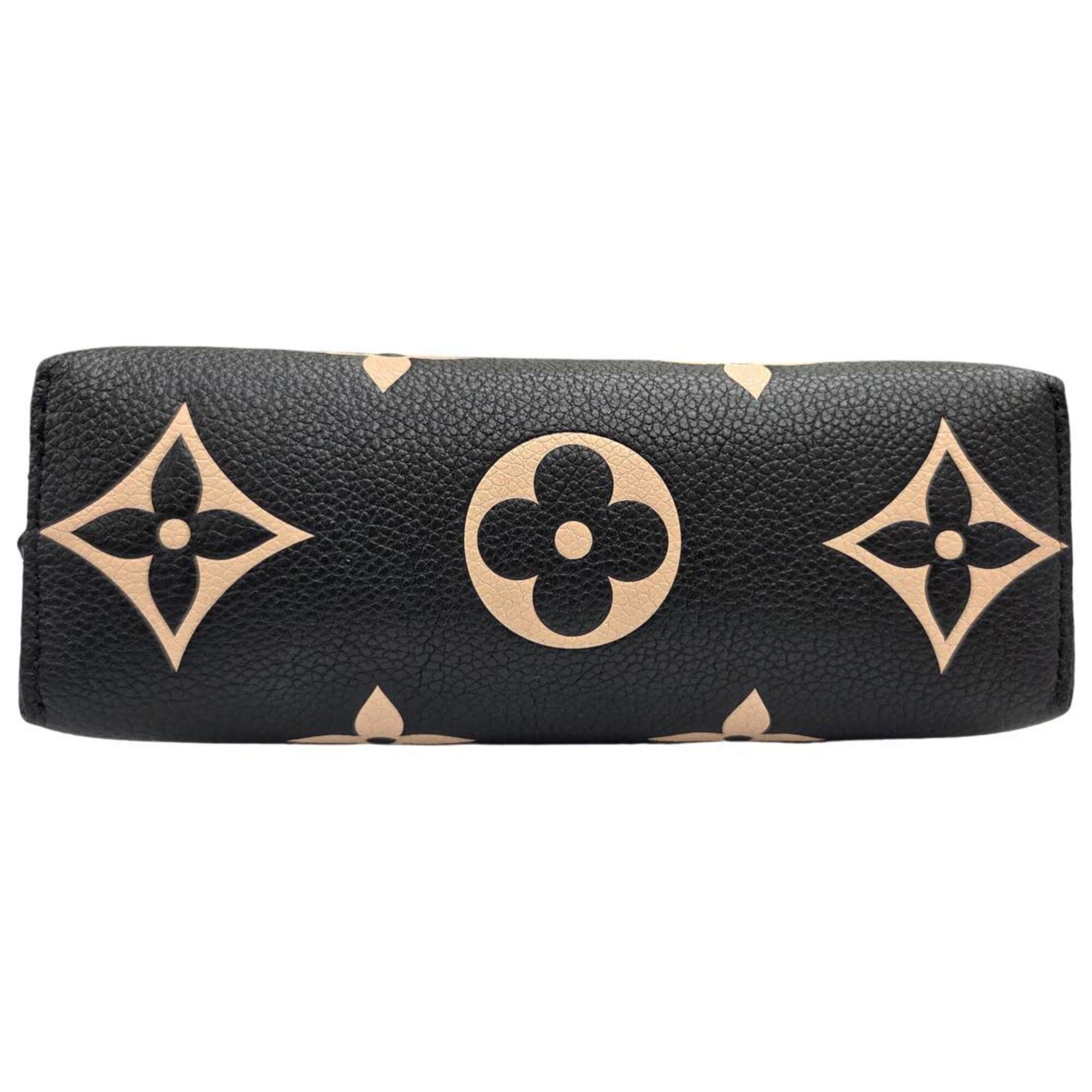 Louis Vuitton Beige Black Monogram Empreinte Pochette Pouch (Pre-Owned)