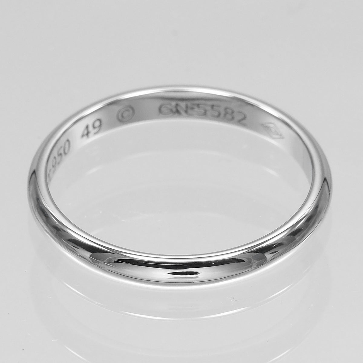 Cartier Platinum 950 Band Ring (Pre-Owned)