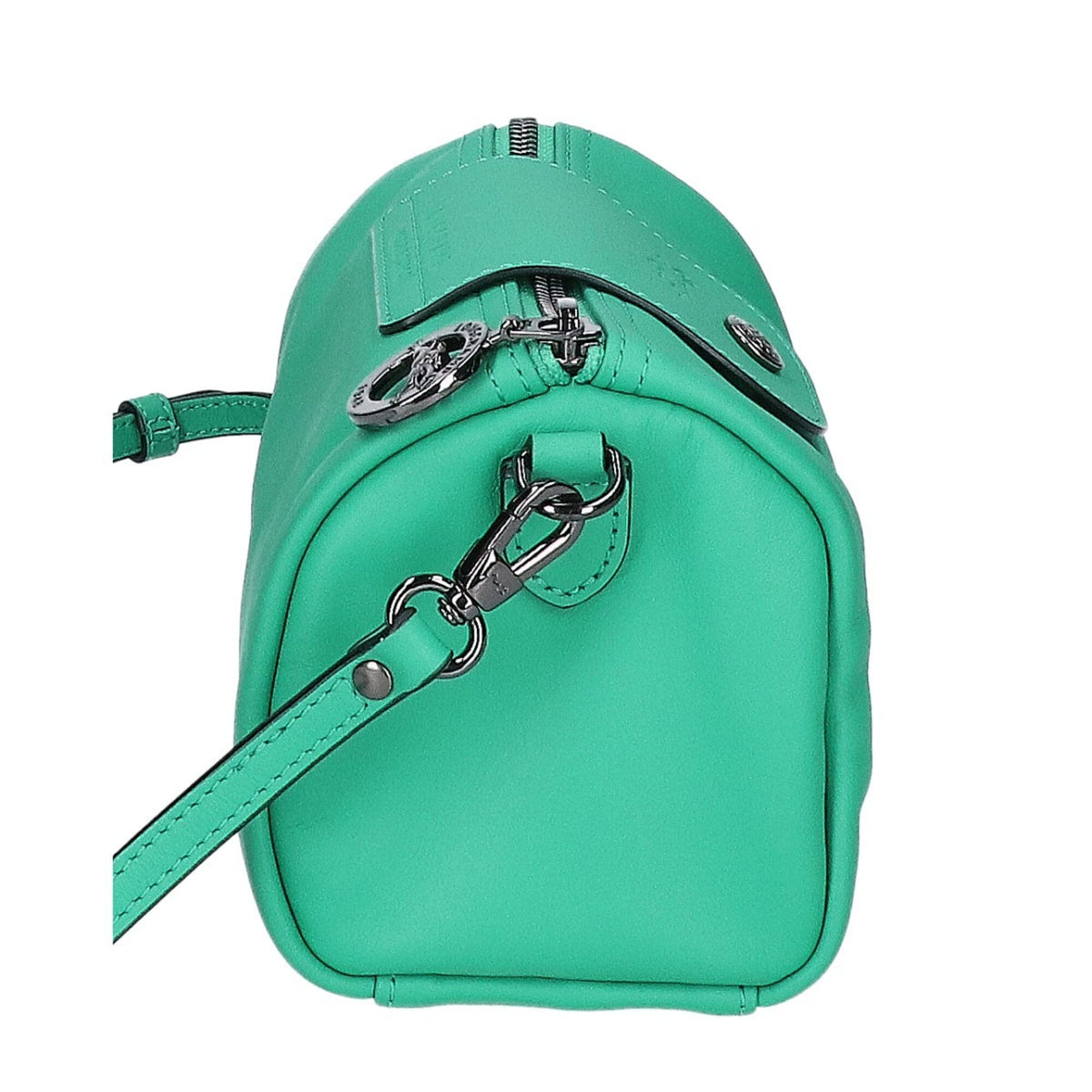 Longchamp Green Leather Crossbody Bag Shoulder Bag (Pre-Owned)