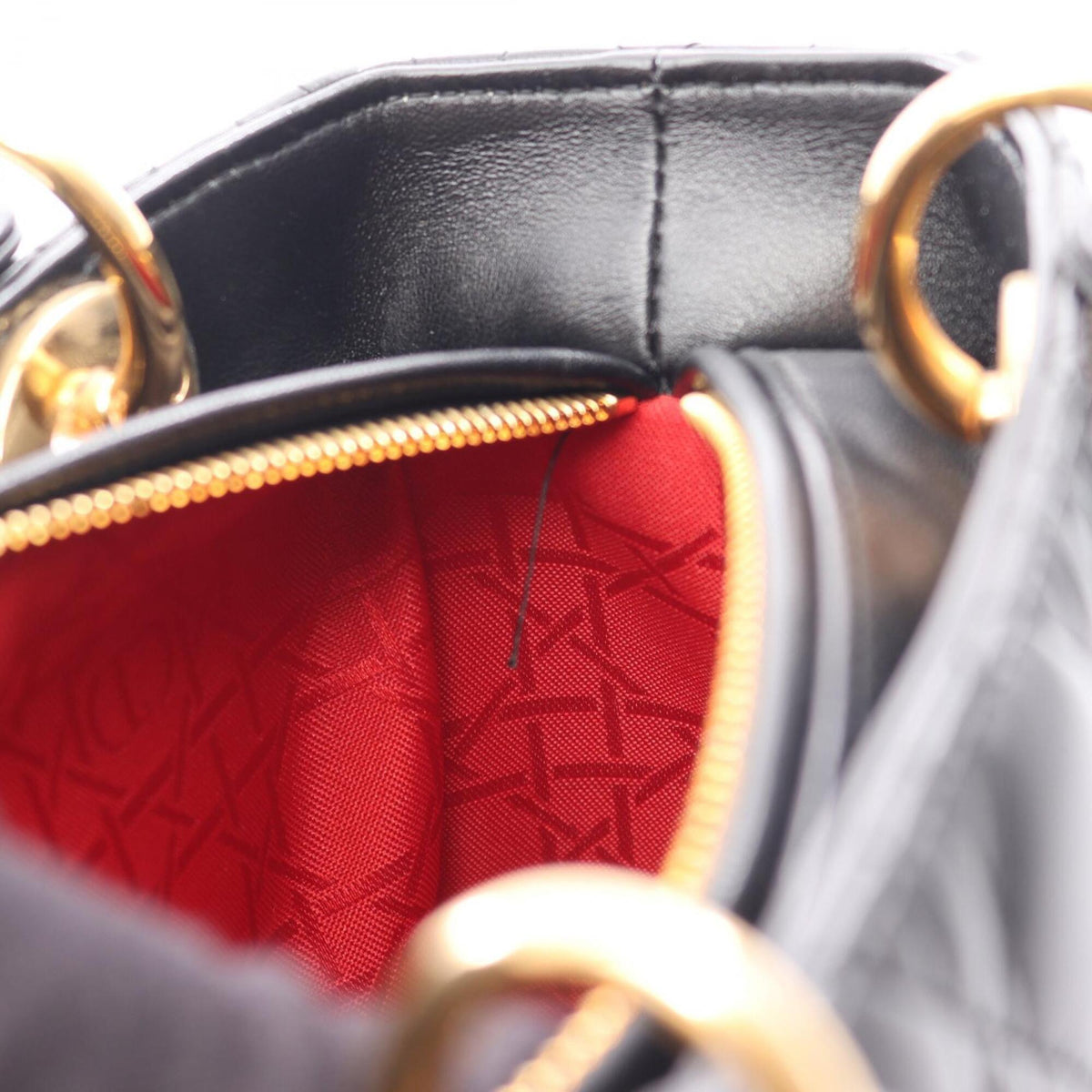 Christian Dior Black Leather Handbag (Pre-Owned)