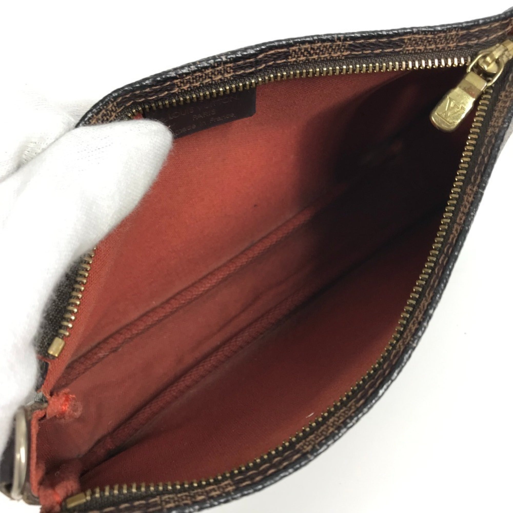 Louis Vuitton Brown Damier Canvas Ebene Damier Canvas Pochette Shoulder Bag (Pre-Owned)