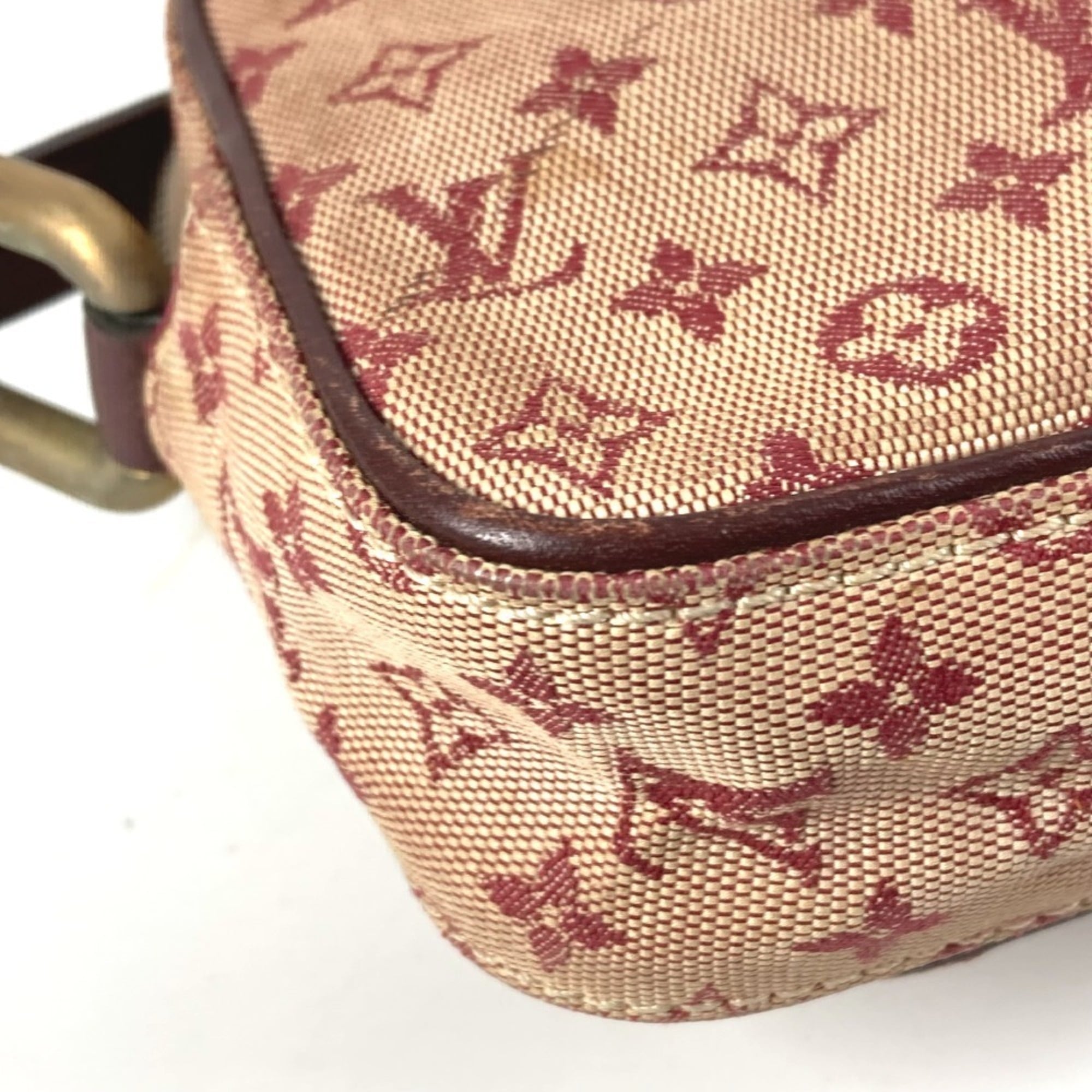 Louis Vuitton Monogram Mini Cherry Red Monogram Mini Pochette Shoulder Bag (Pre-Owned)