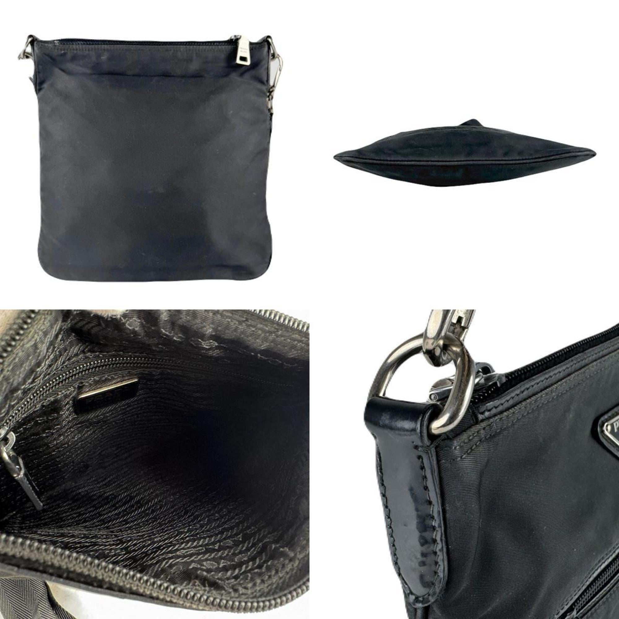 Prada Black Nylon Shoulder Bag (Pre-Owned)