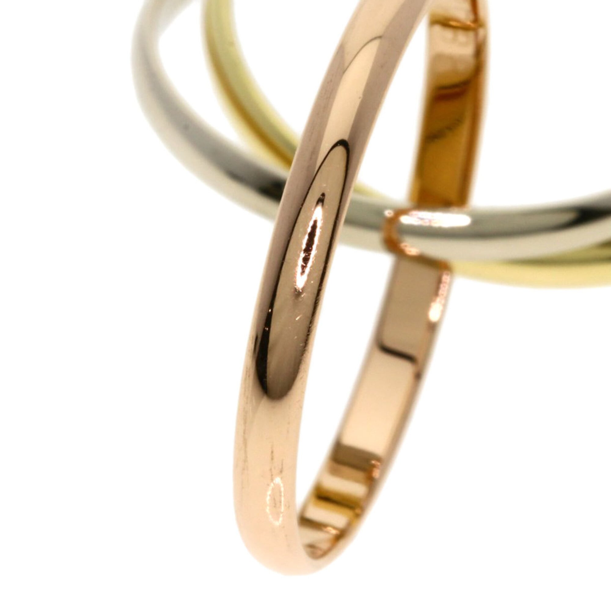 Cartier Trinity Yellow Gold (18K) Pink Gold (18K) White Gold (18K) Band Ring (Pre-Owned)